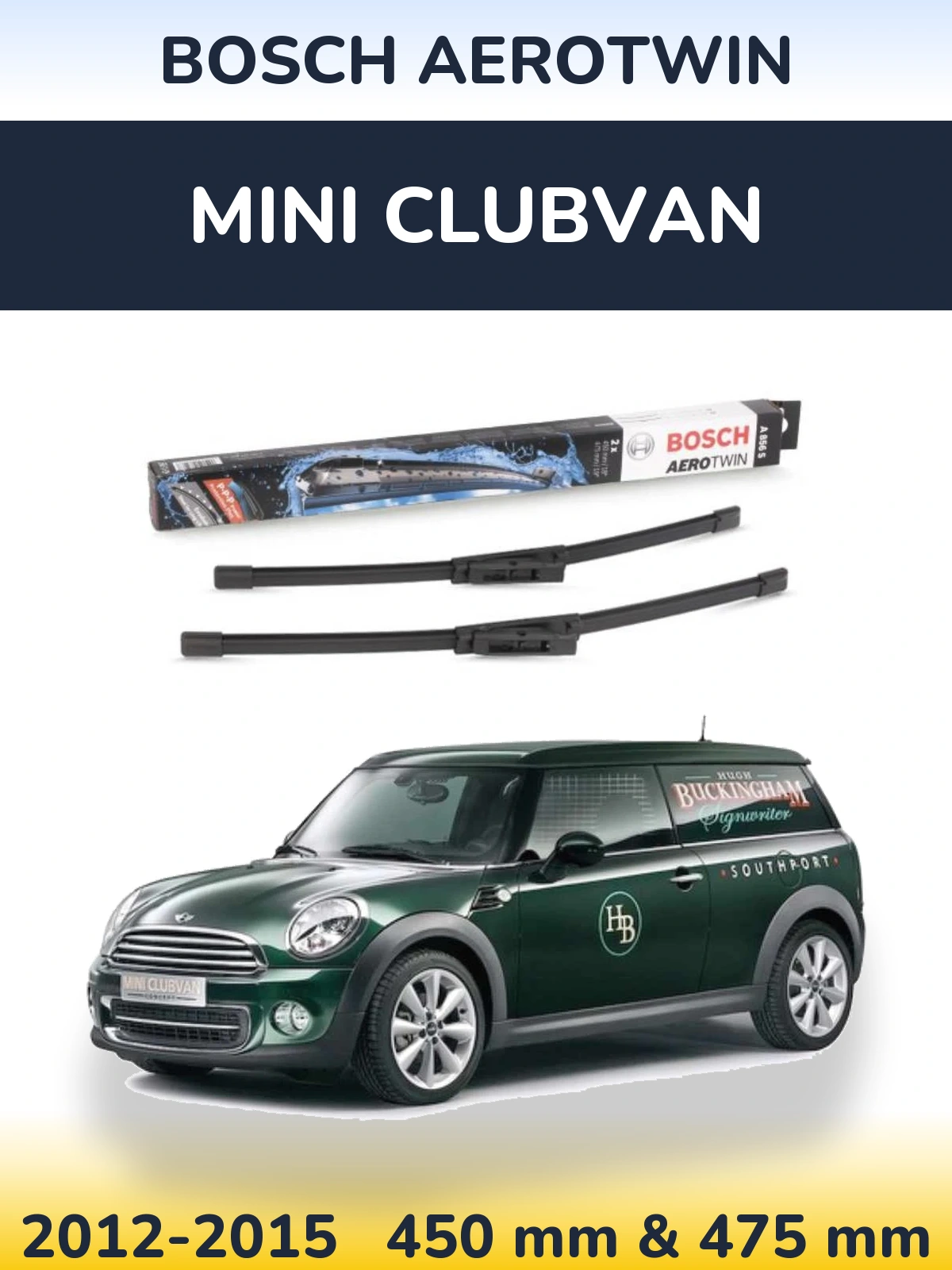 Torkarblad BOSCH AeroTwin för MINI Clubvan