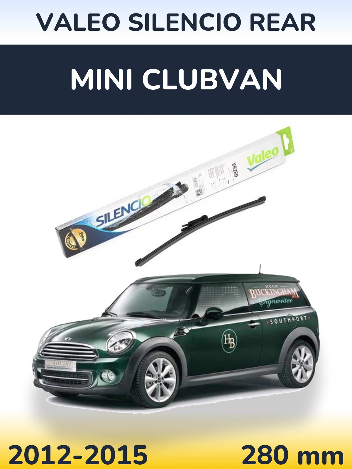 Torkarblad Valeo Silencio Rear för MINI Clubvan