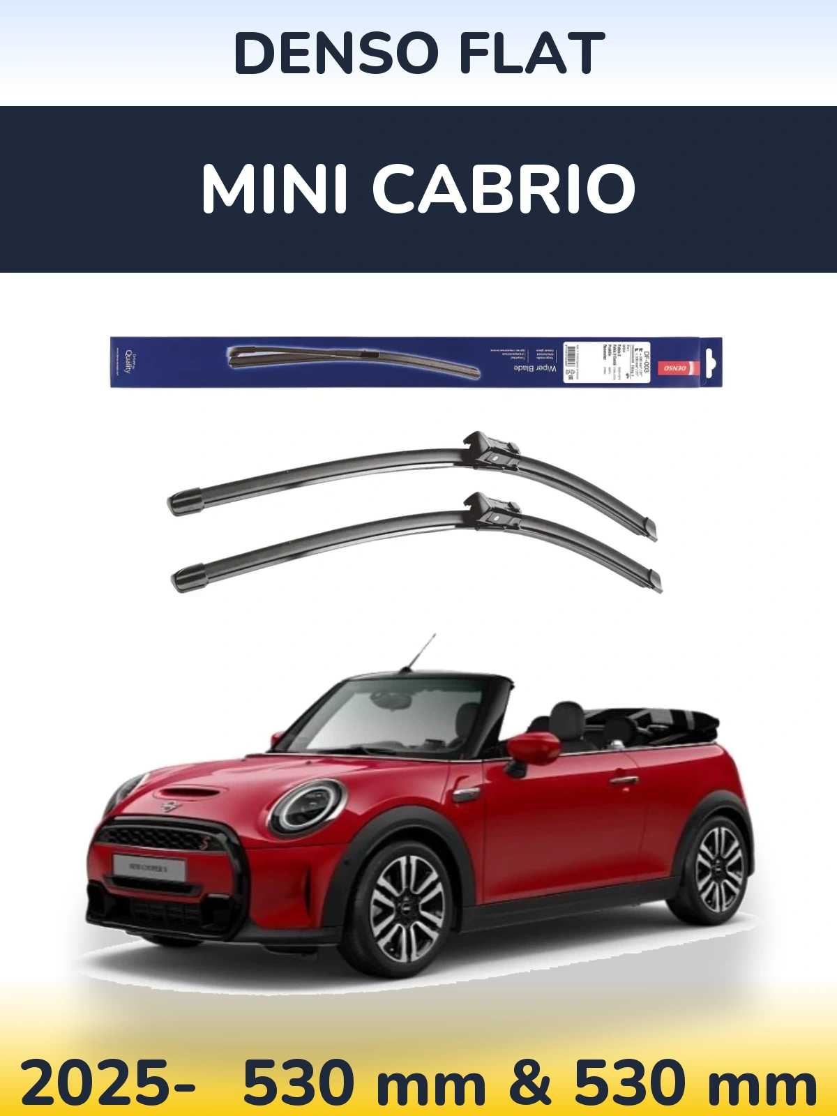 Torkarblad Denso Flat för MINI Cabrio