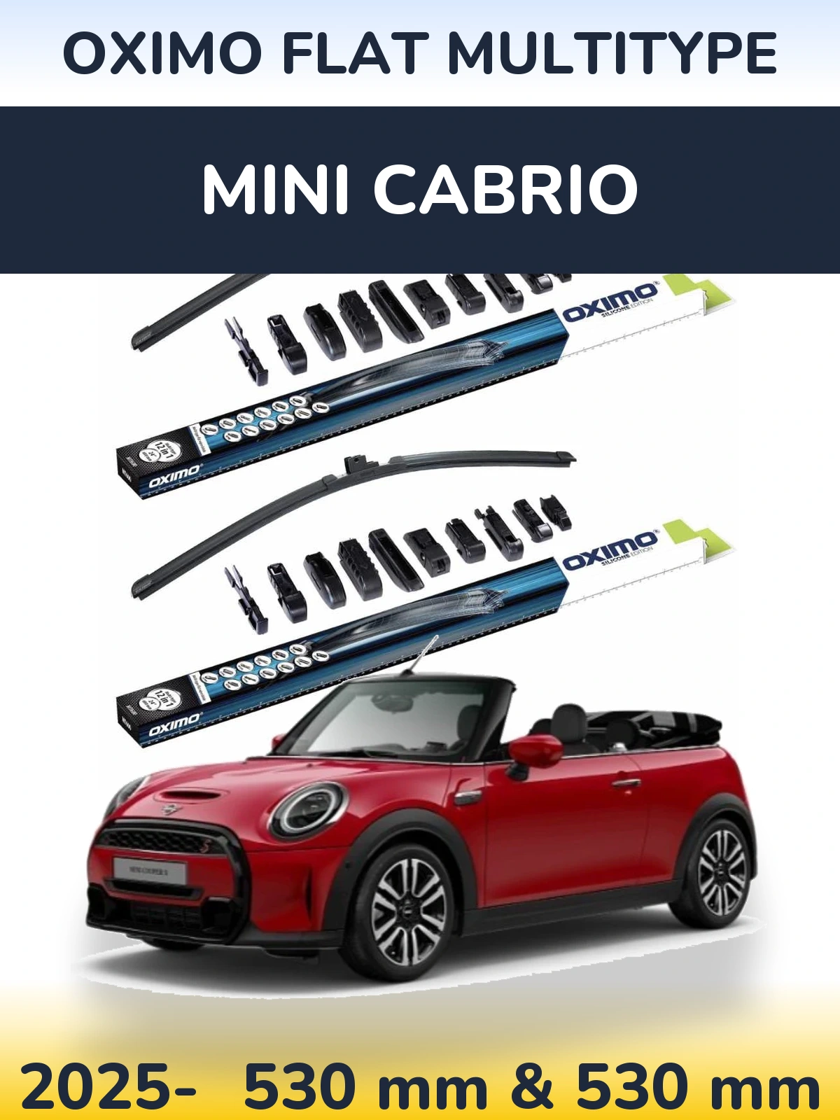 Torkarblad Oximo Flat MultiType för MINI Cabrio