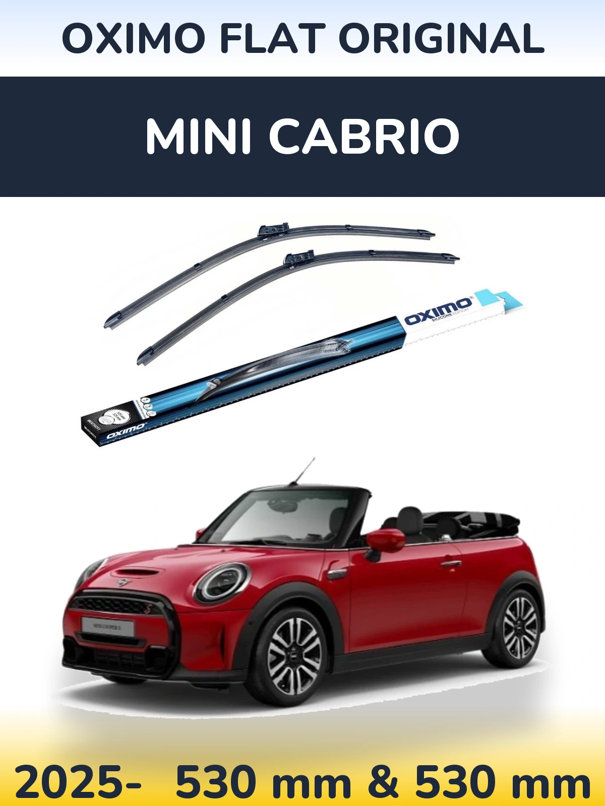 Torkarblad Oximo Flat Original för MINI Cabrio