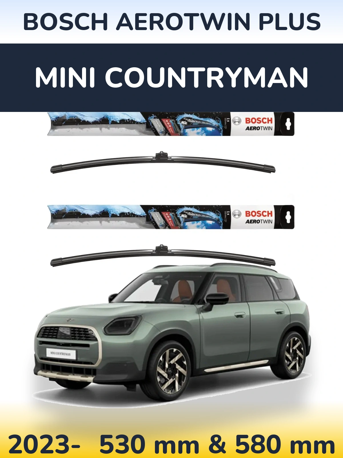Torkarblad BOSCH AeroTwin Plus för MINI Countryman