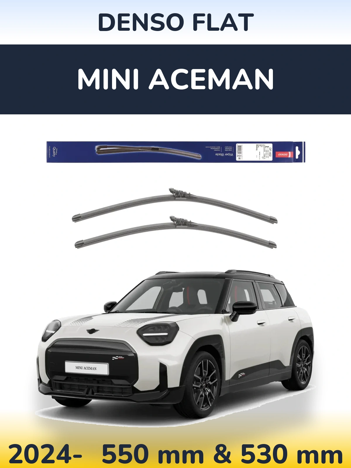 Torkarblad Denso Flat för MINI Aceman