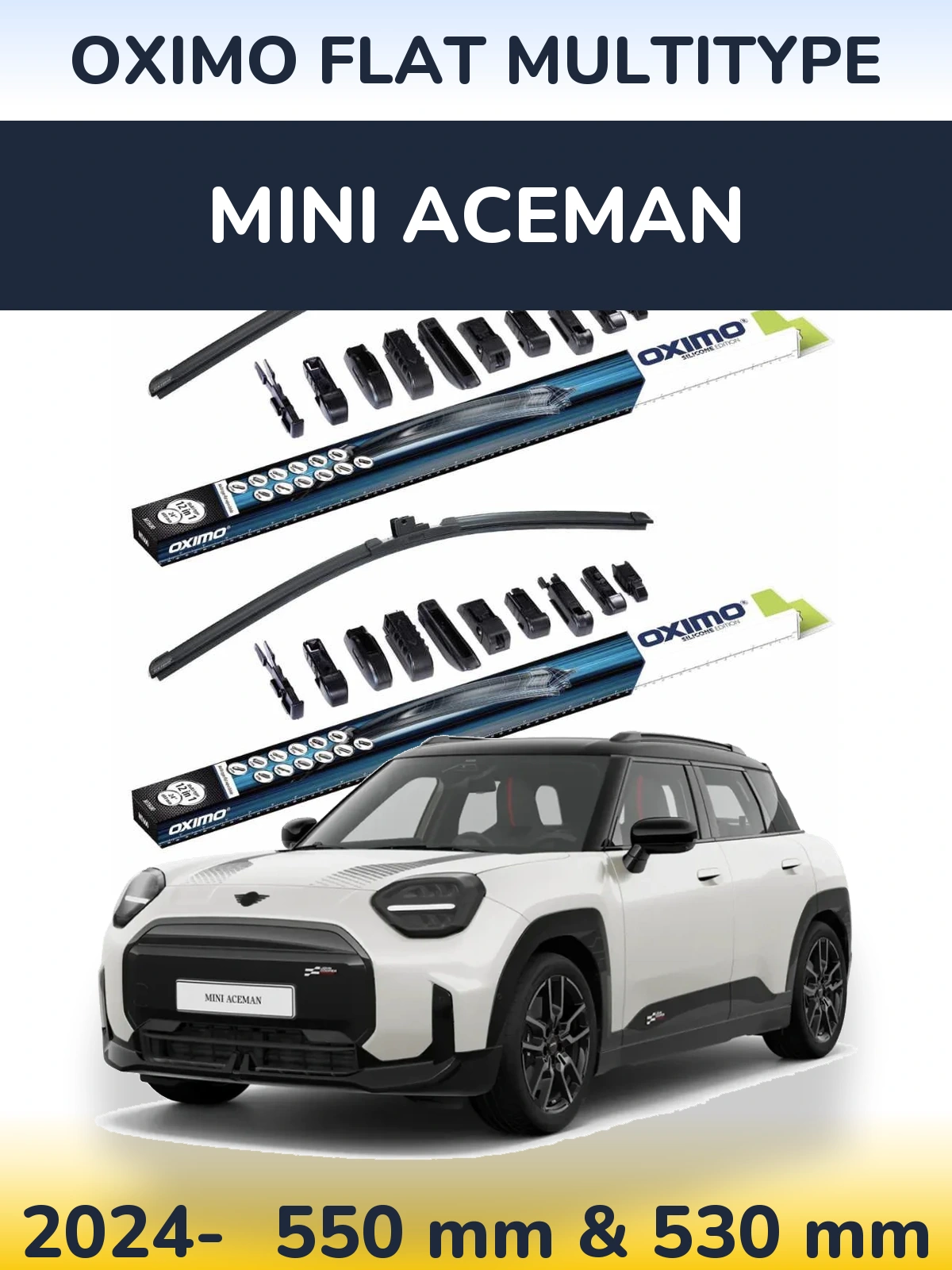 Torkarblad Oximo Flat MultiType för MINI Aceman