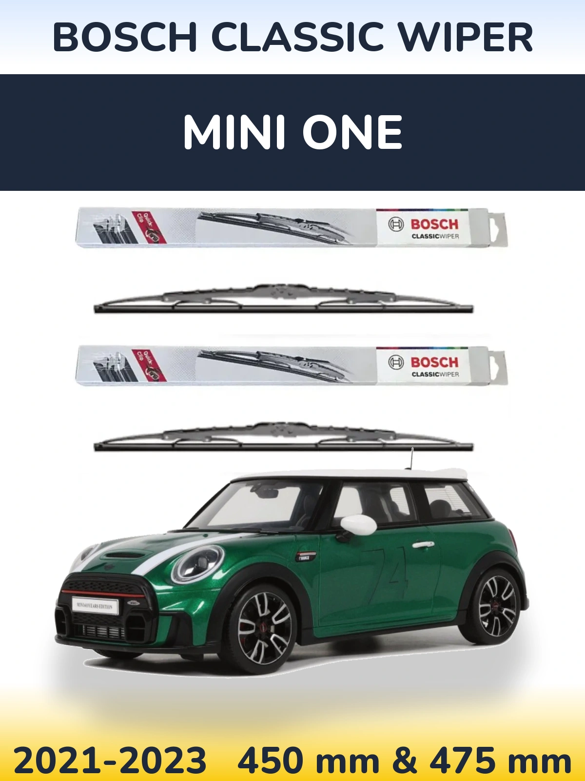 Torkarblad BOSCH Classic Wiper för MINI One