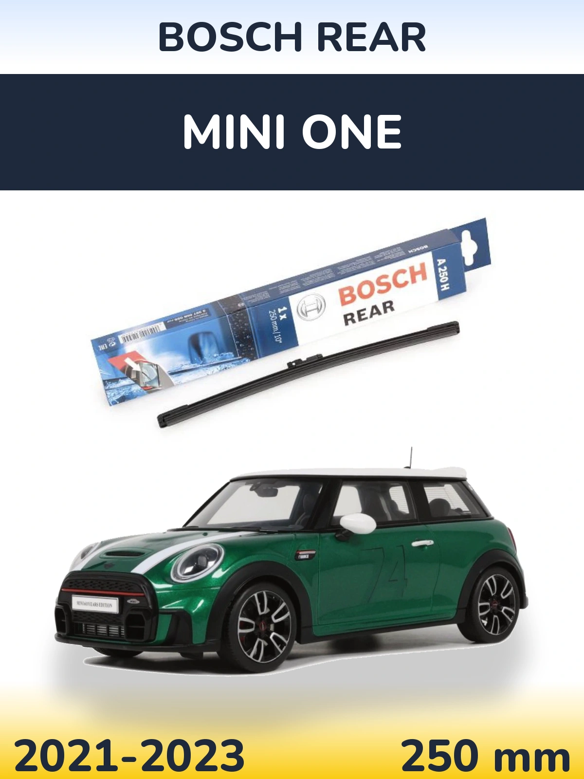 Torkarblad BOSCH Rear för MINI One