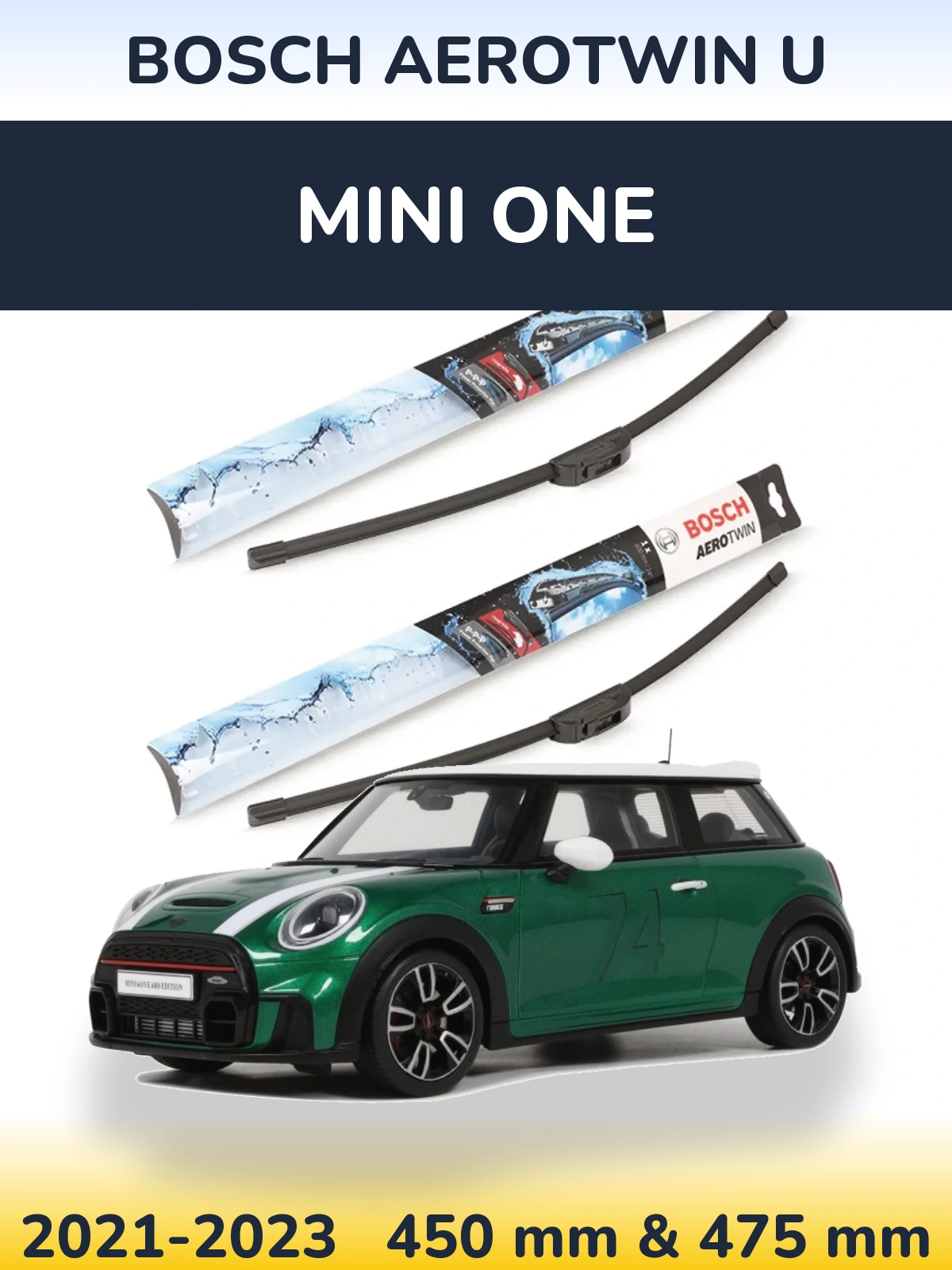Torkarblad BOSCH AeroTwin U för MINI One