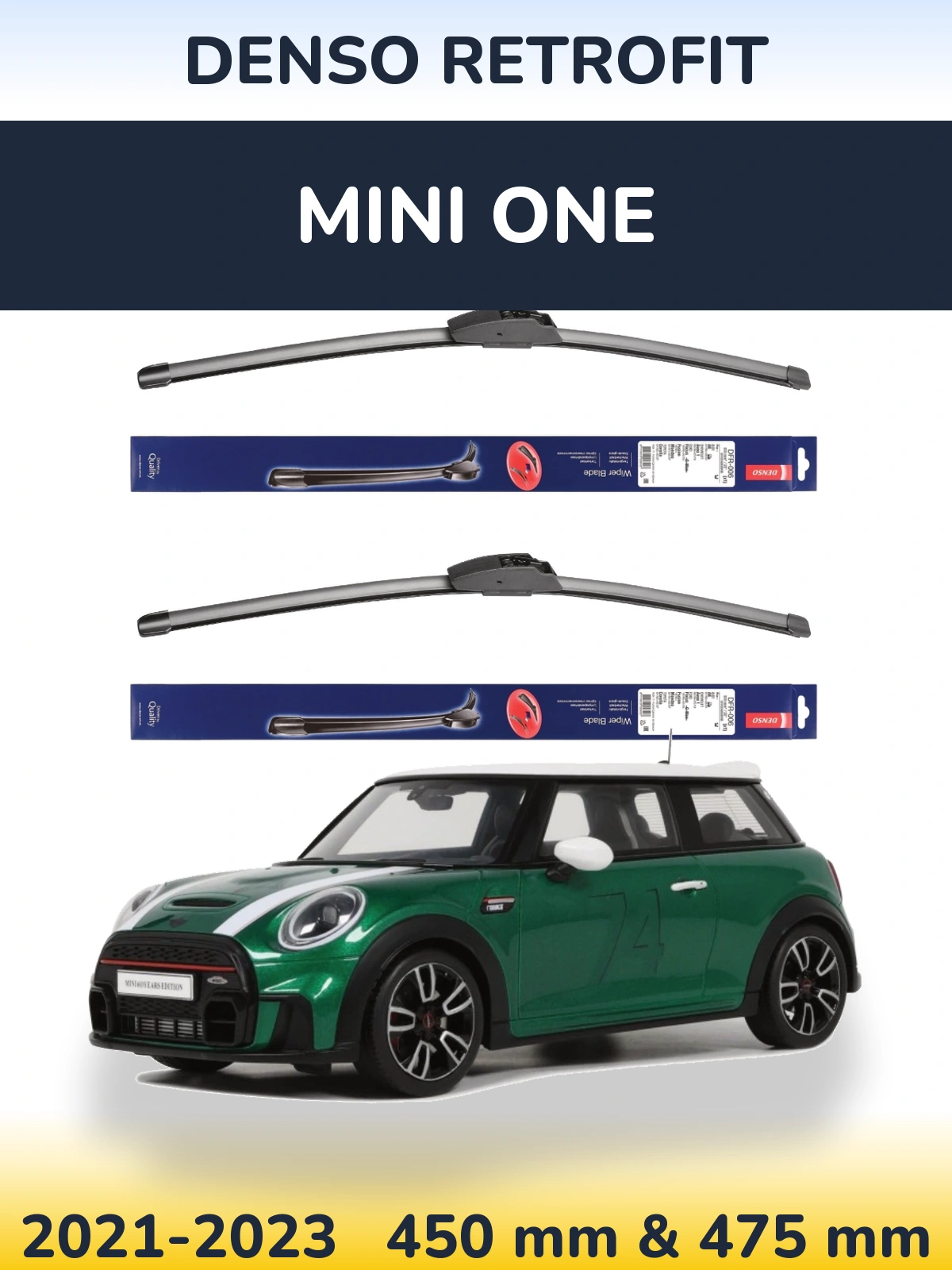 Torkarblad Denso Retrofit för MINI One