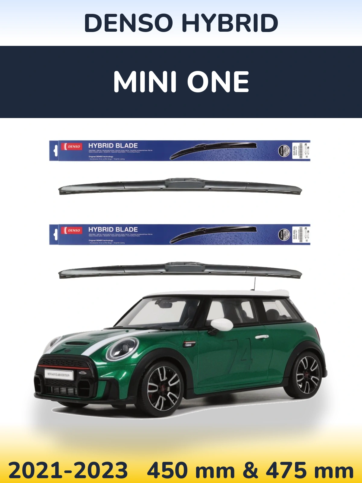 Torkarblad Denso Hybrid för MINI One