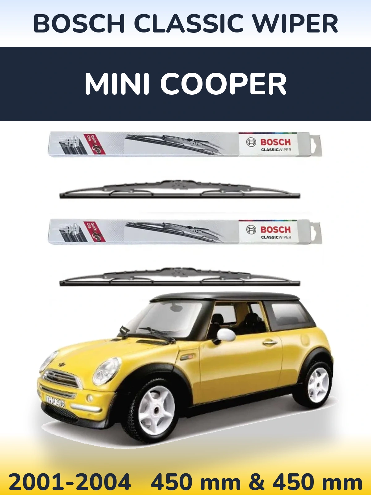 Torkarblad BOSCH Classic Wiper för MINI Cooper