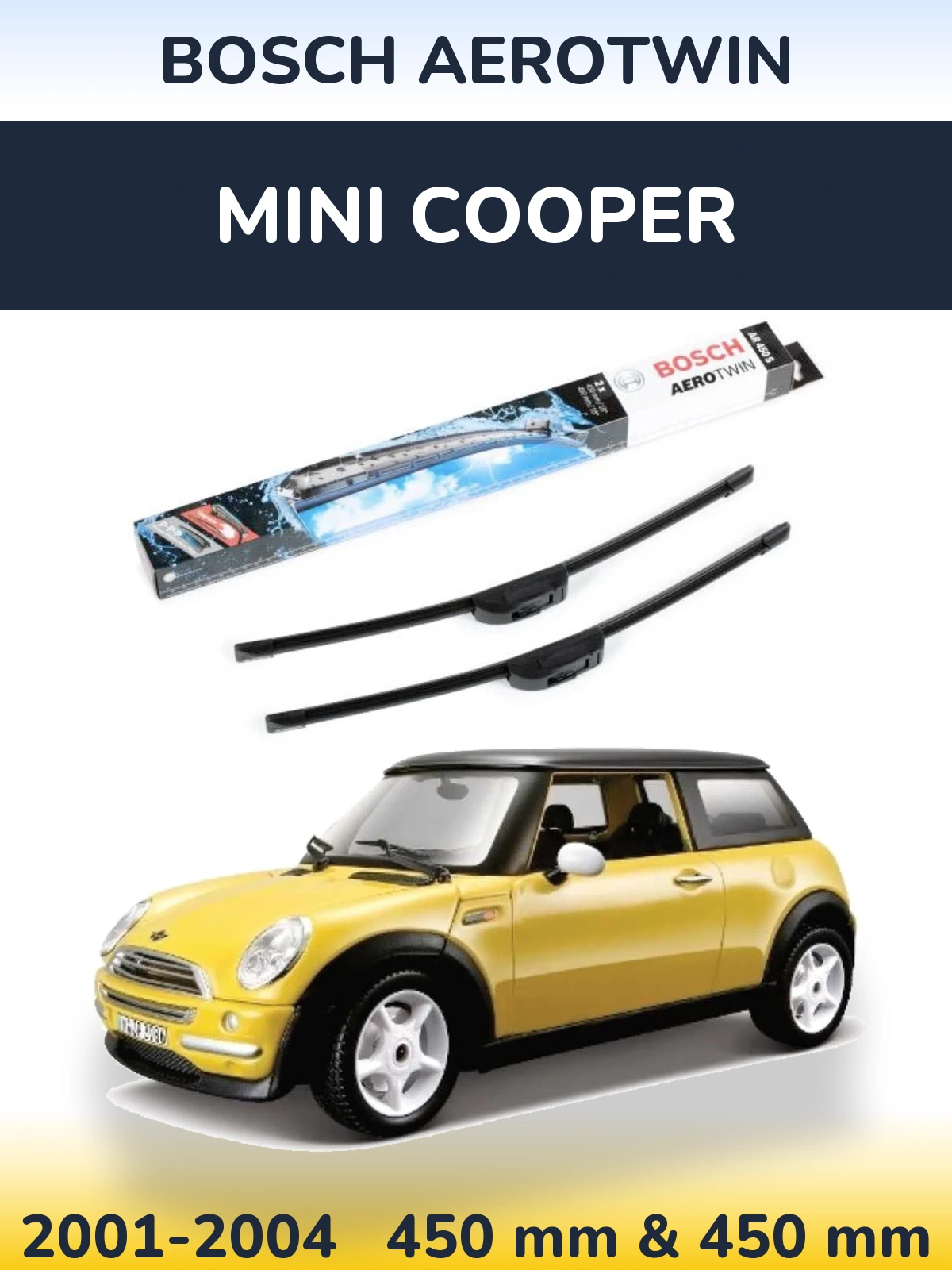 Torkarblad BOSCH AeroTwin för MINI Cooper