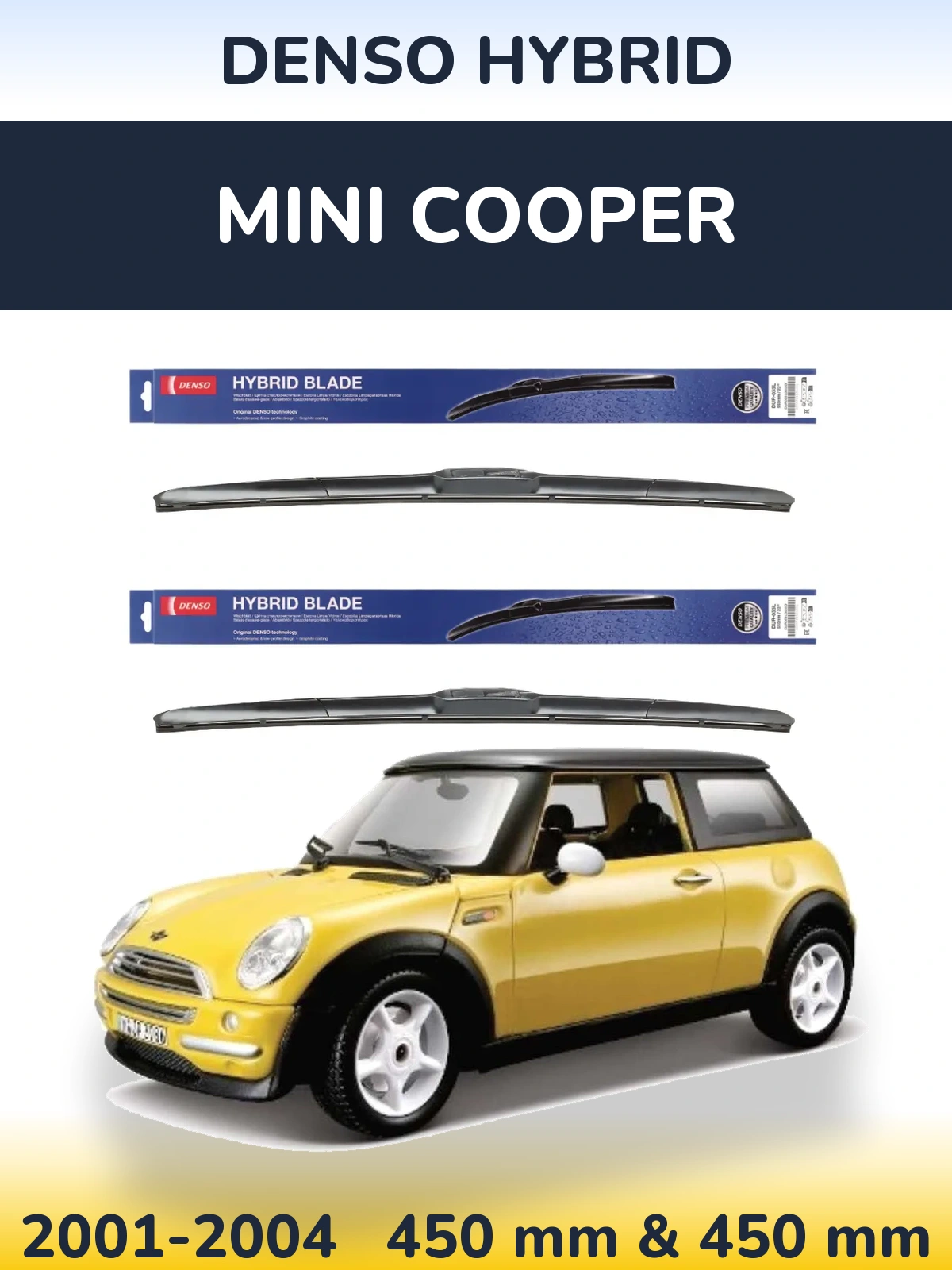Torkarblad Denso Hybrid för MINI Cooper