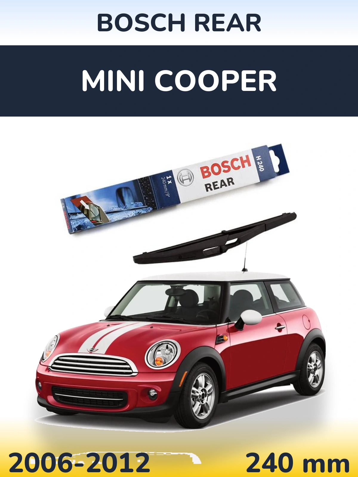 Torkarblad BOSCH Rear för MINI Cooper