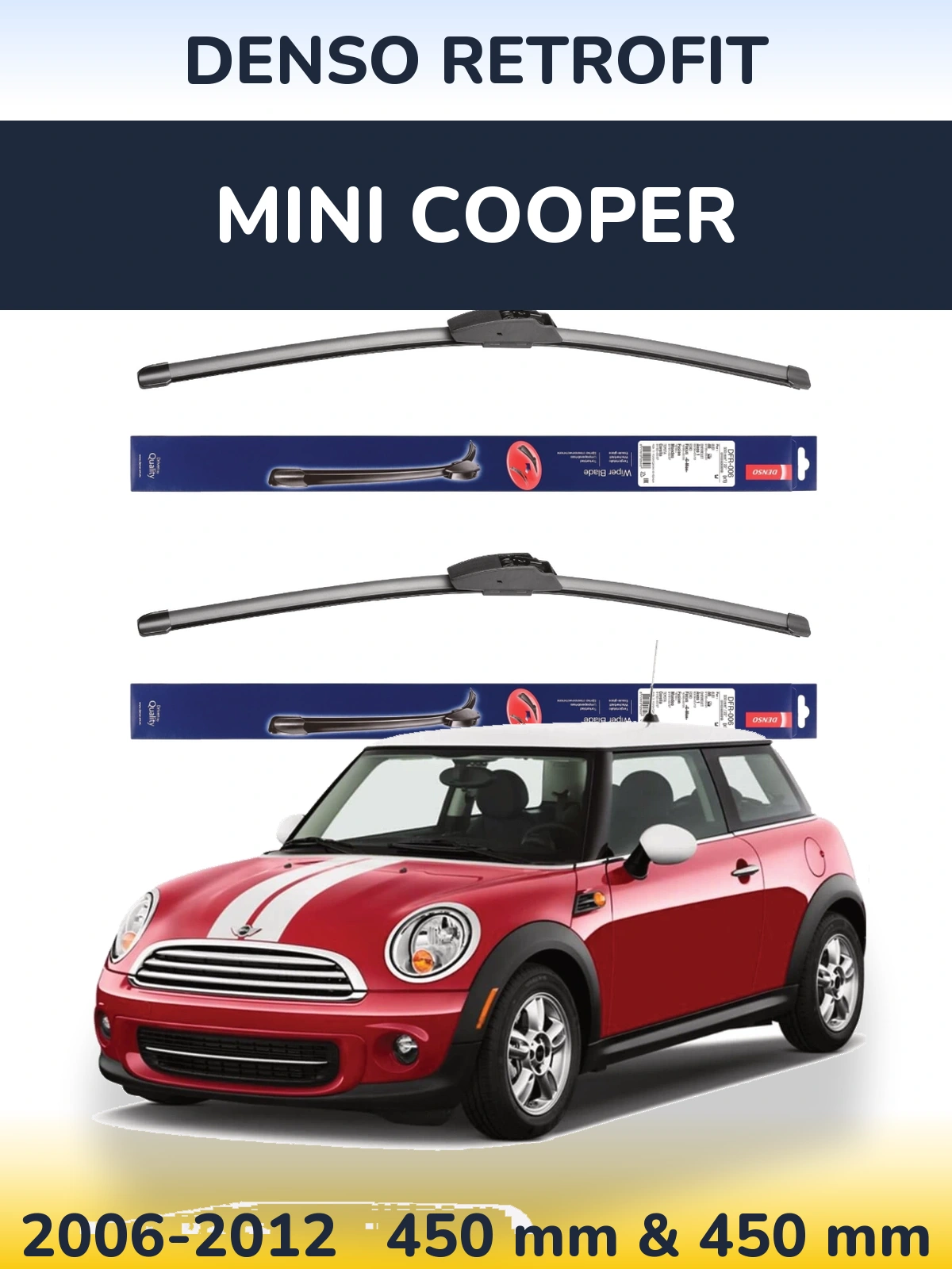 Torkarblad Denso Retrofit för MINI Cooper