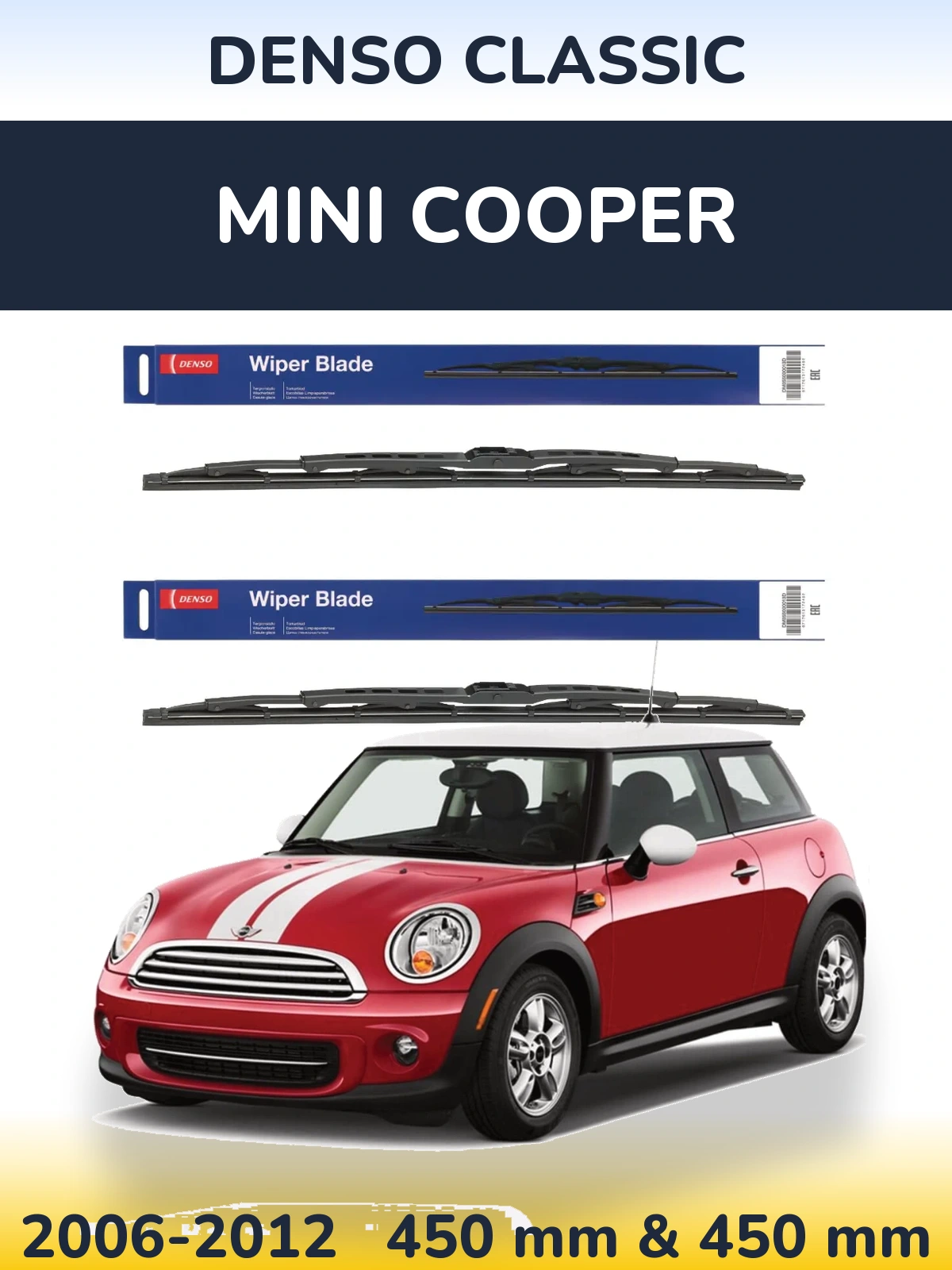 Torkarblad Denso Classic för MINI Cooper