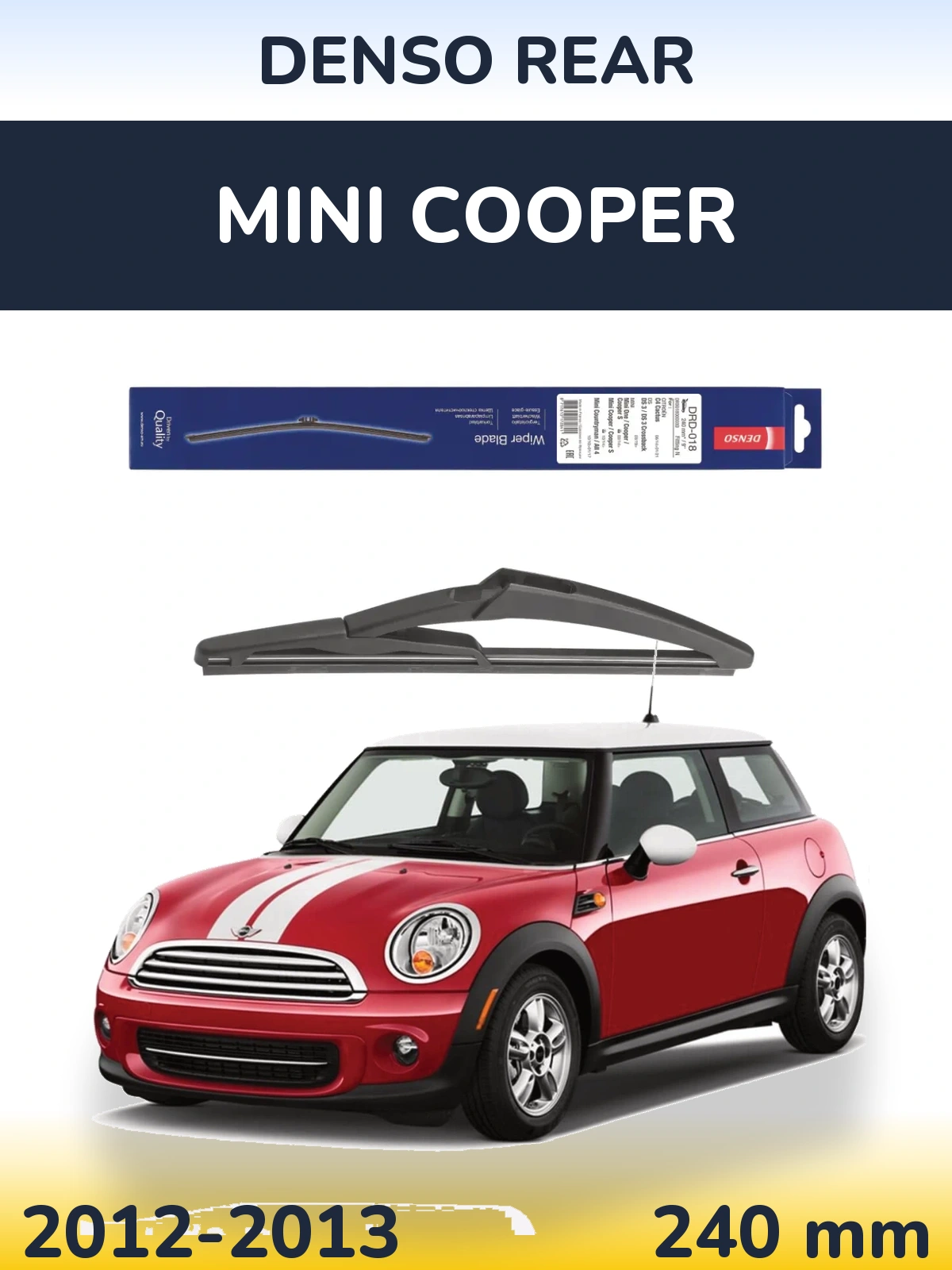 Torkarblad Denso Rear för MINI Cooper