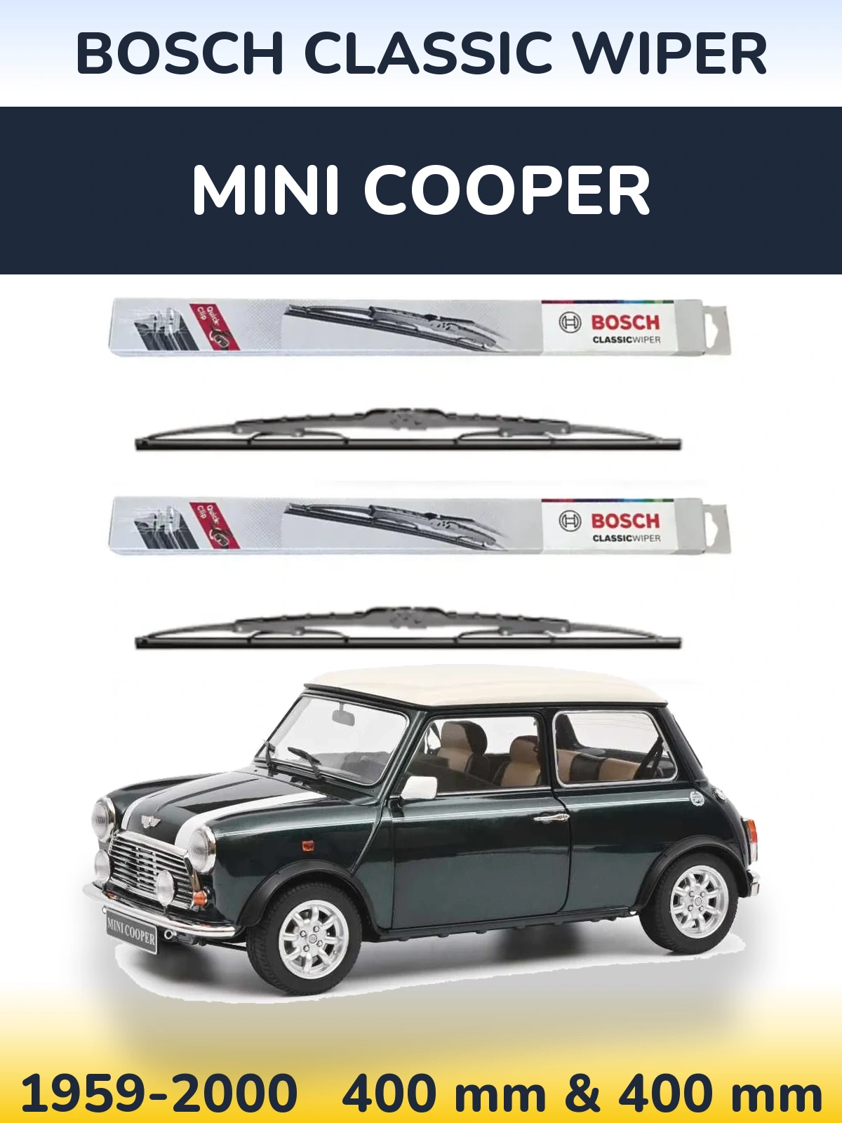 Torkarblad BOSCH Classic Wiper för MINI Cooper
