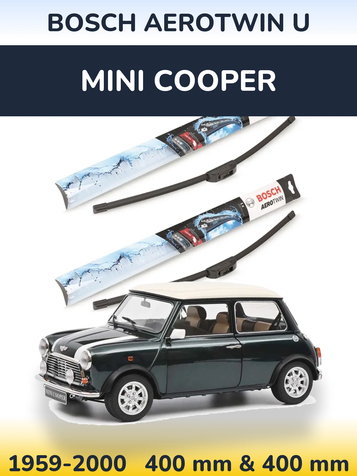 Torkarblad BOSCH AeroTwin U för MINI Cooper