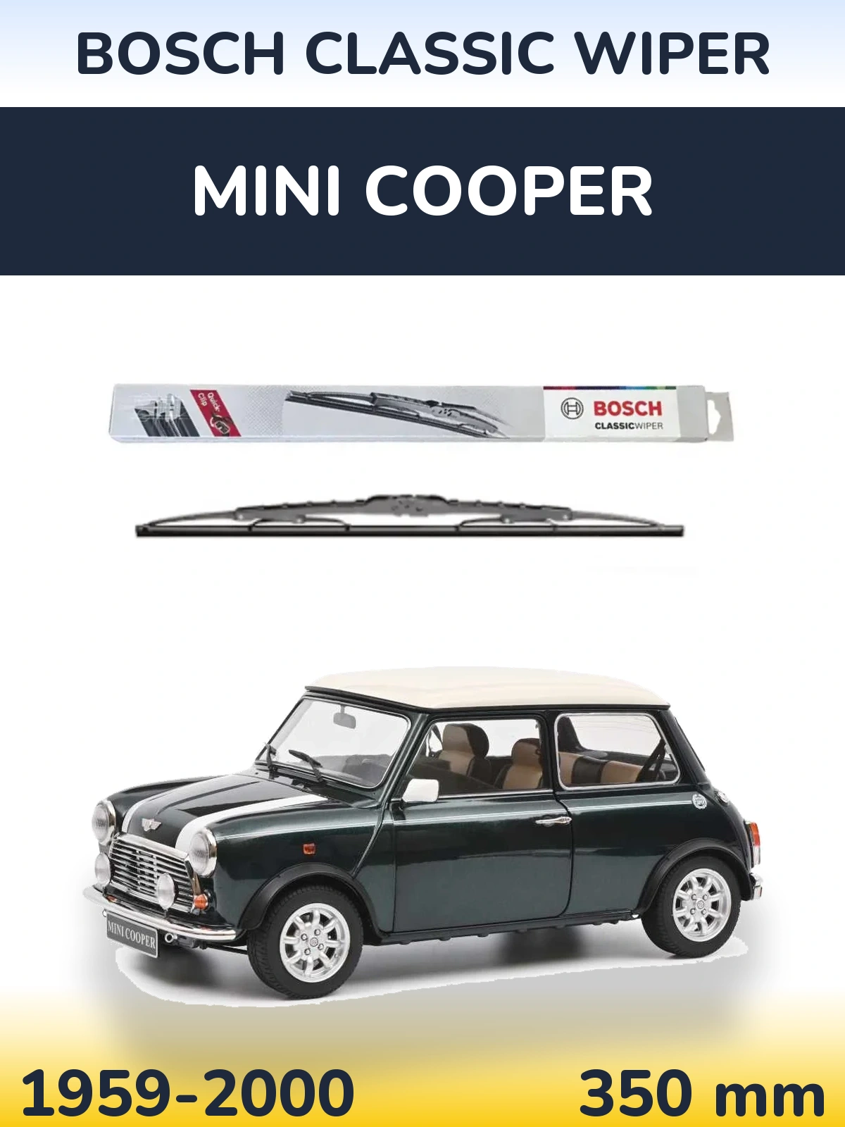 Torkarblad BOSCH Classic Wiper för MINI Cooper