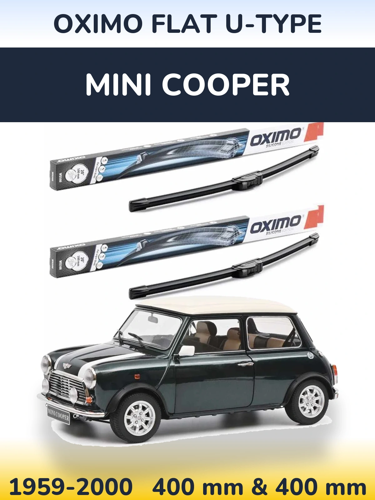 Torkarblad Oximo Flat U-type för MINI Cooper