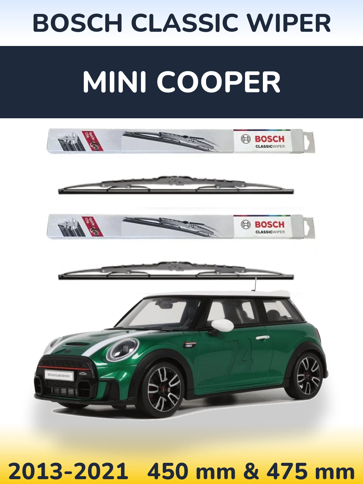 Torkarblad BOSCH Classic Wiper för MINI Cooper