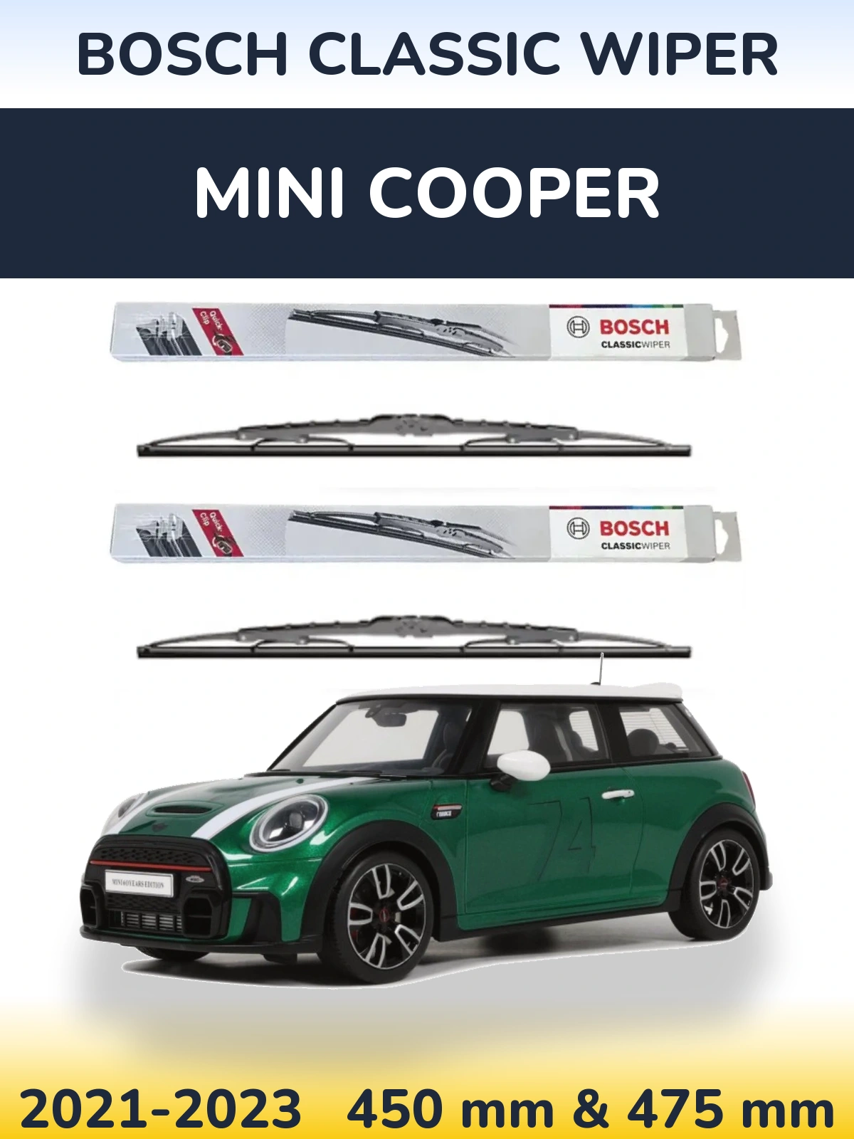 Torkarblad BOSCH Classic Wiper för MINI Cooper