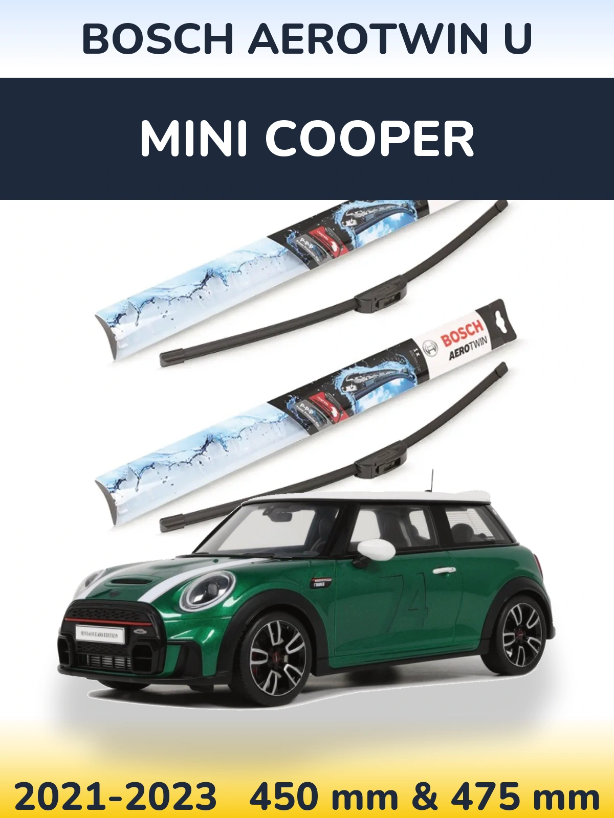 Torkarblad BOSCH AeroTwin U för MINI Cooper