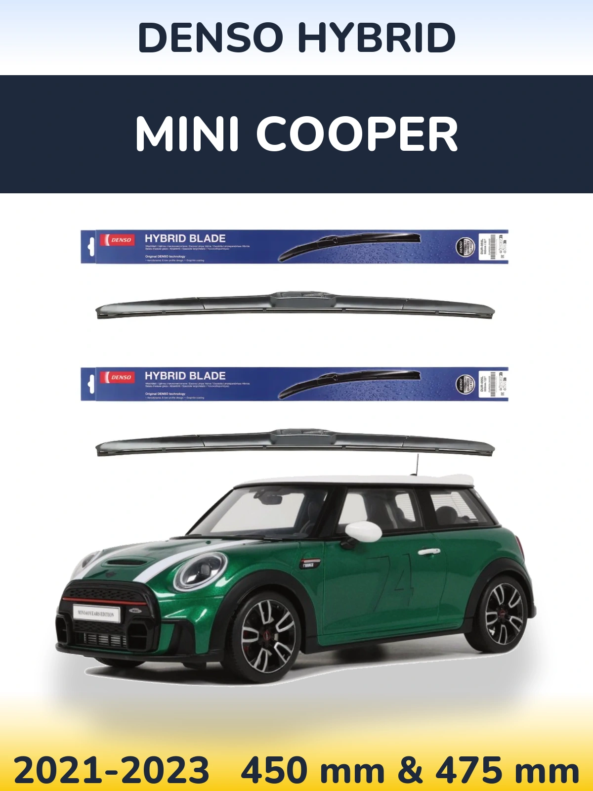 Torkarblad Denso Hybrid för MINI Cooper