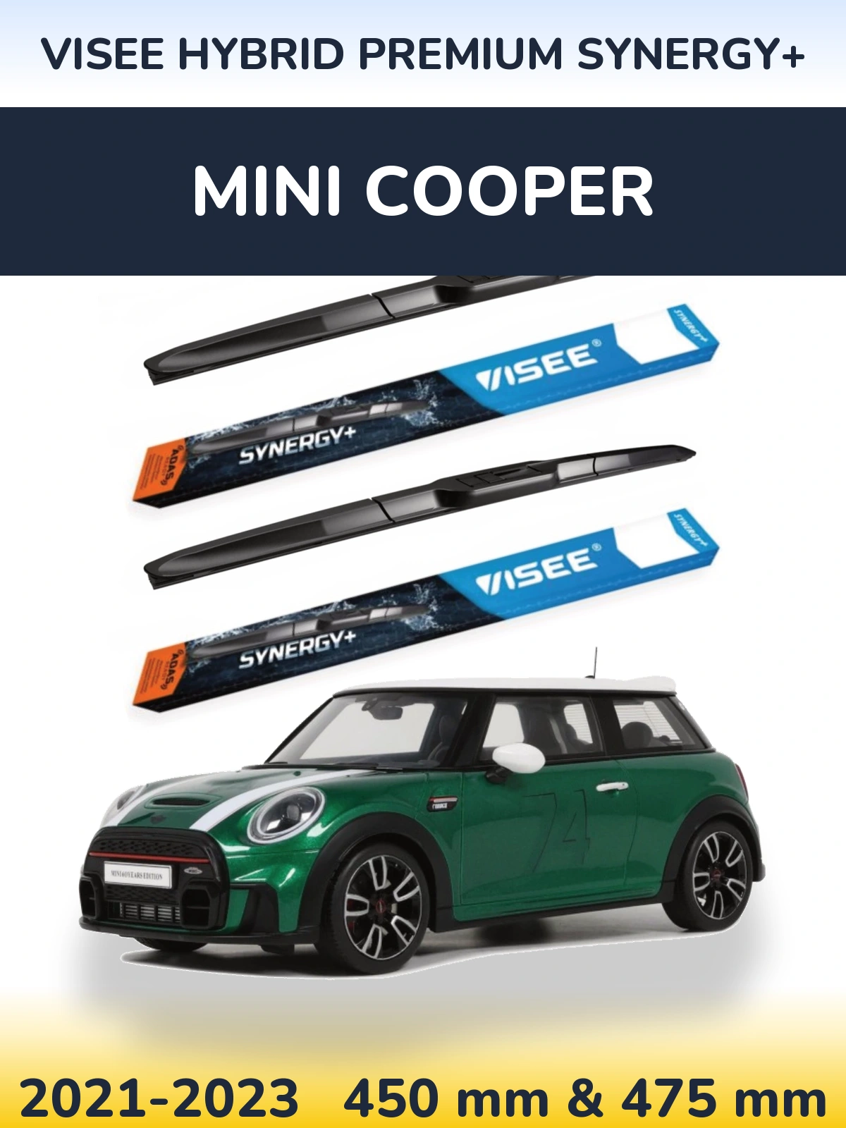 Torkarblad VISEE HYBRID PREMIUM SYNERGY+ för MINI Cooper