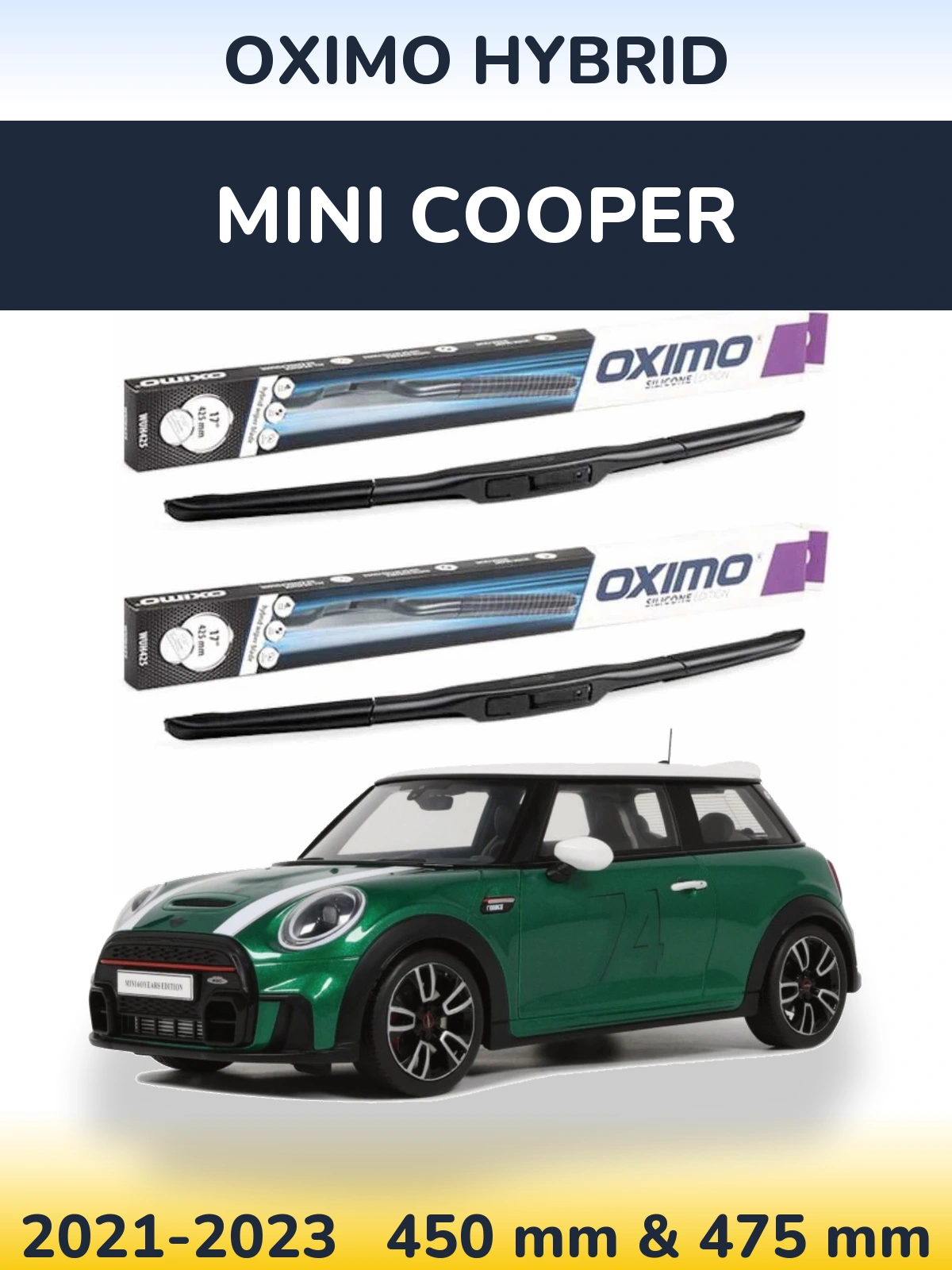 Torkarblad Oximo Hybrid för MINI Cooper