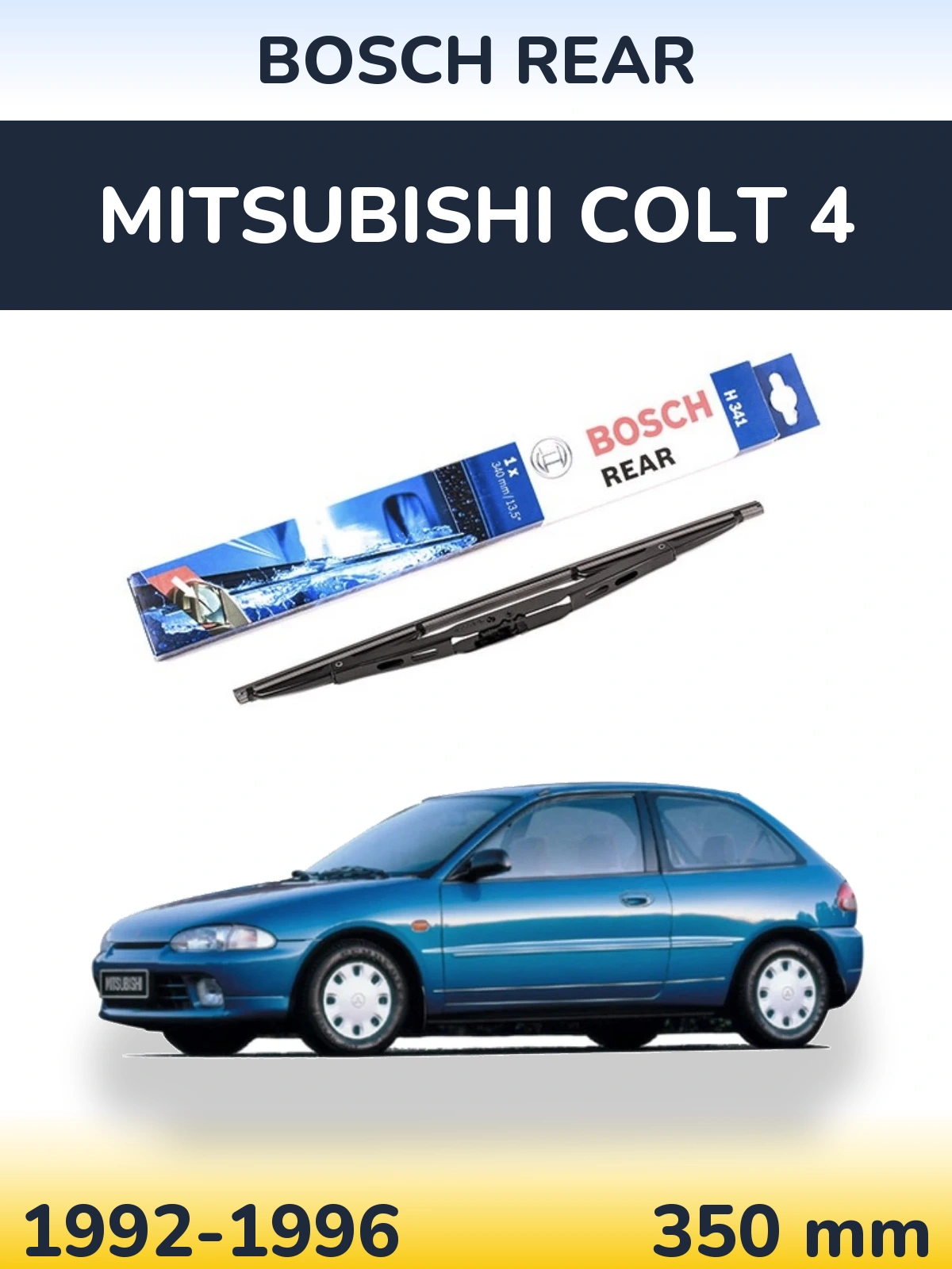 Torkarblad BOSCH Rear för Mitsubishi Colt 4