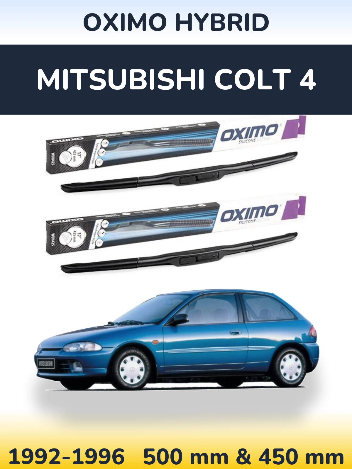 Torkarblad Oximo Hybrid för Mitsubishi Colt 4