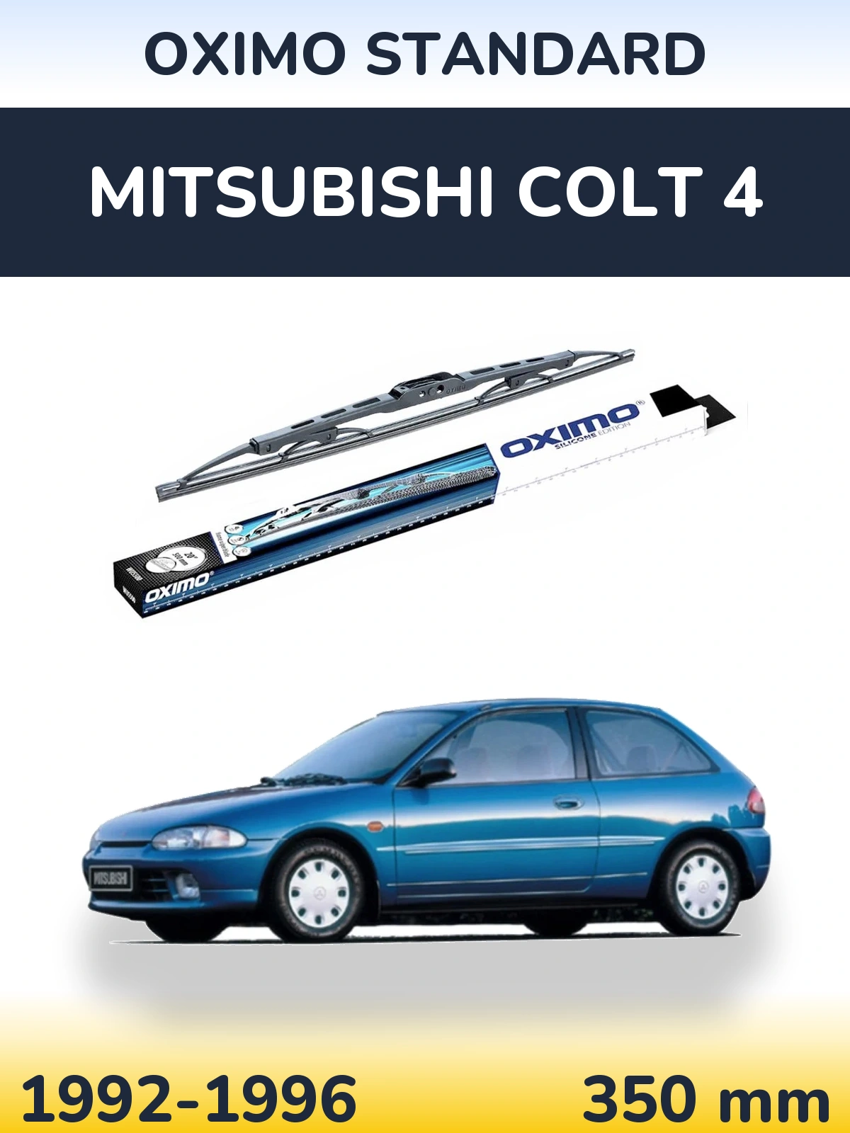 Torkarblad Oximo Standard för Mitsubishi Colt 4