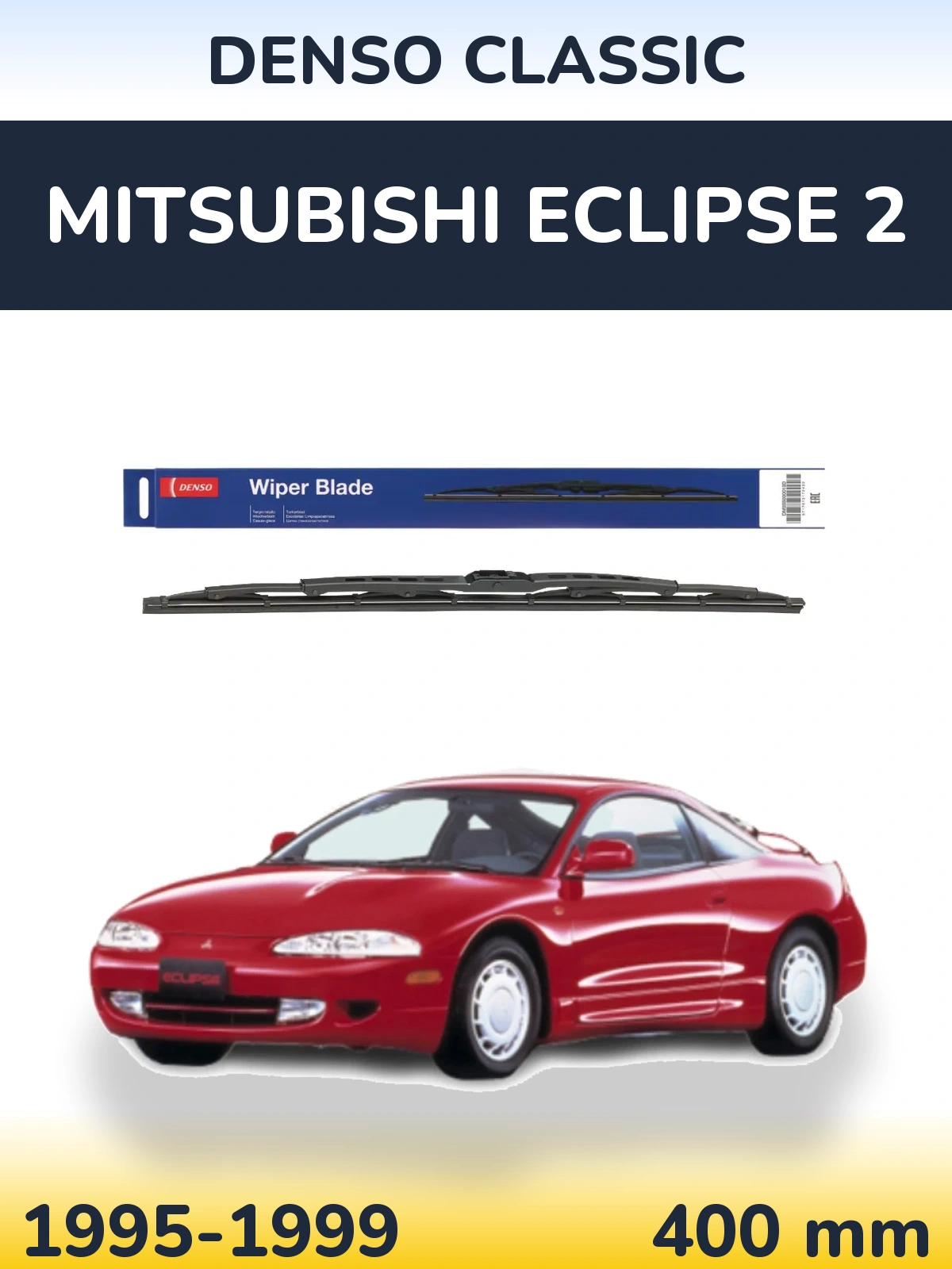 Torkarblad Denso Classic för Mitsubishi Eclipse 2