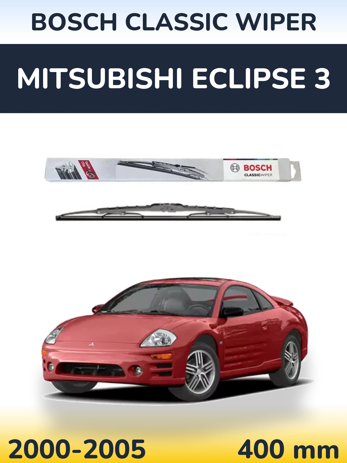 Torkarblad BOSCH Classic Wiper för Mitsubishi Eclipse 3