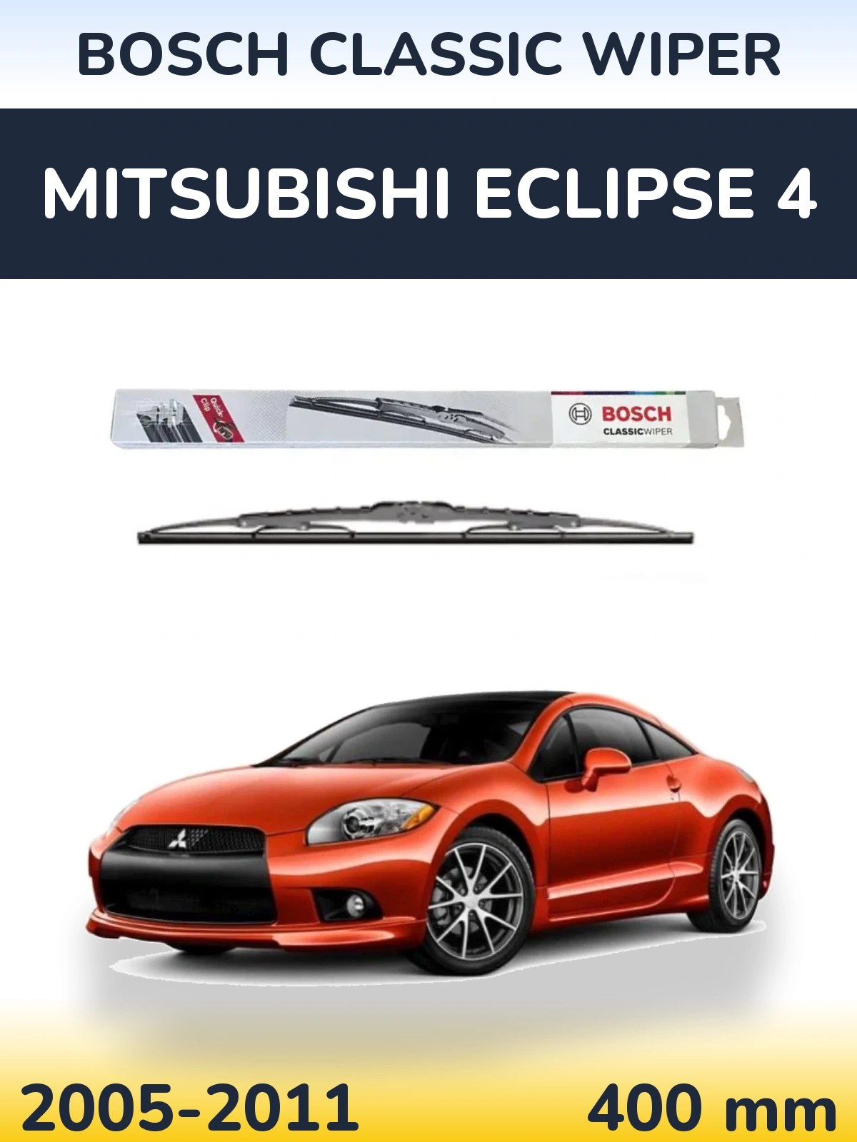 Torkarblad BOSCH Classic Wiper för Mitsubishi Eclipse 4
