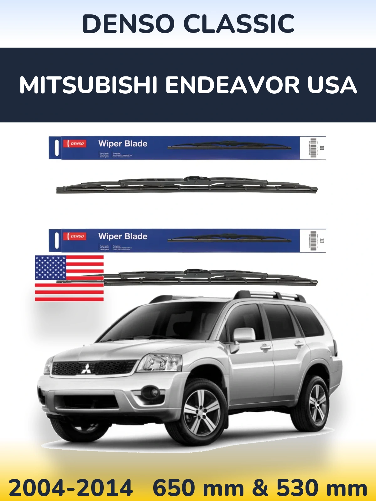 Torkarblad Denso Classic för Mitsubishi Endeavor USA