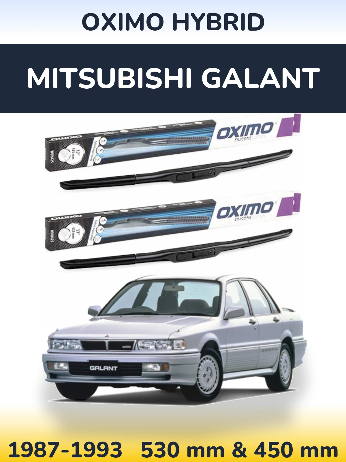 Torkarblad Oximo Hybrid för Mitsubishi Galant