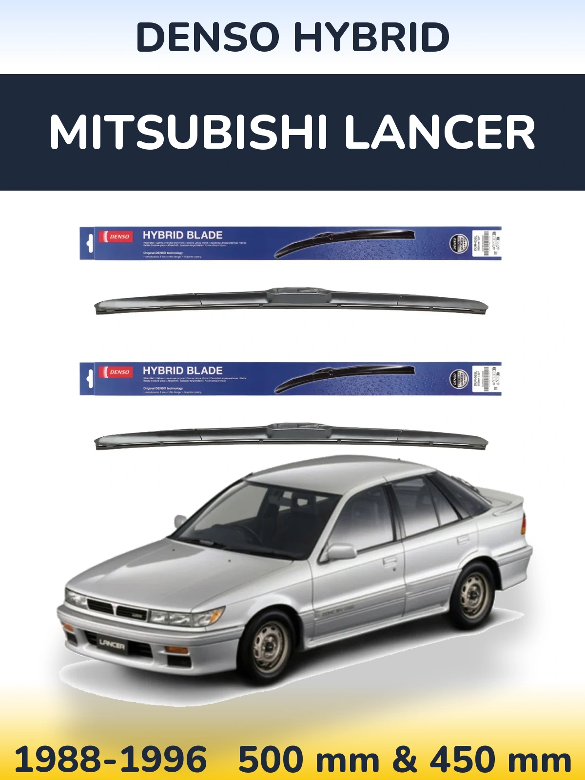 Torkarblad Denso Hybrid för Mitsubishi Lancer