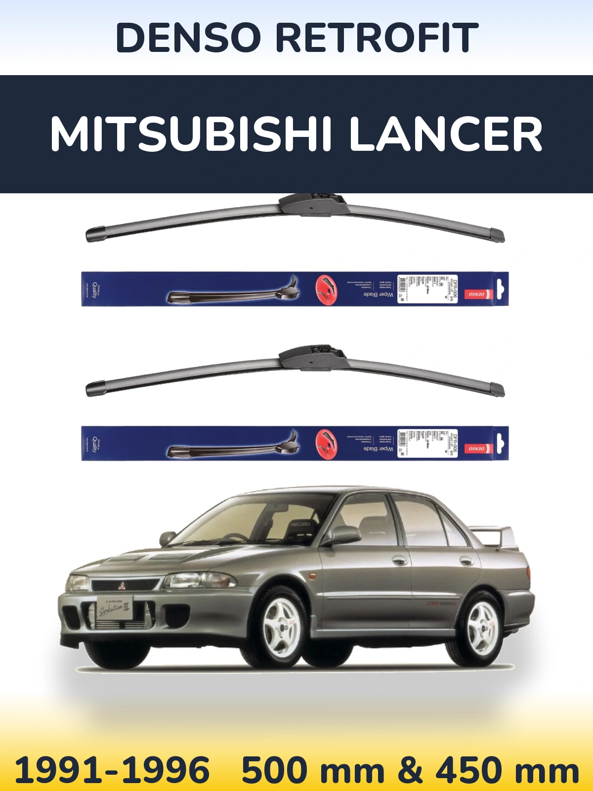 Torkarblad Denso Retrofit för Mitsubishi Lancer