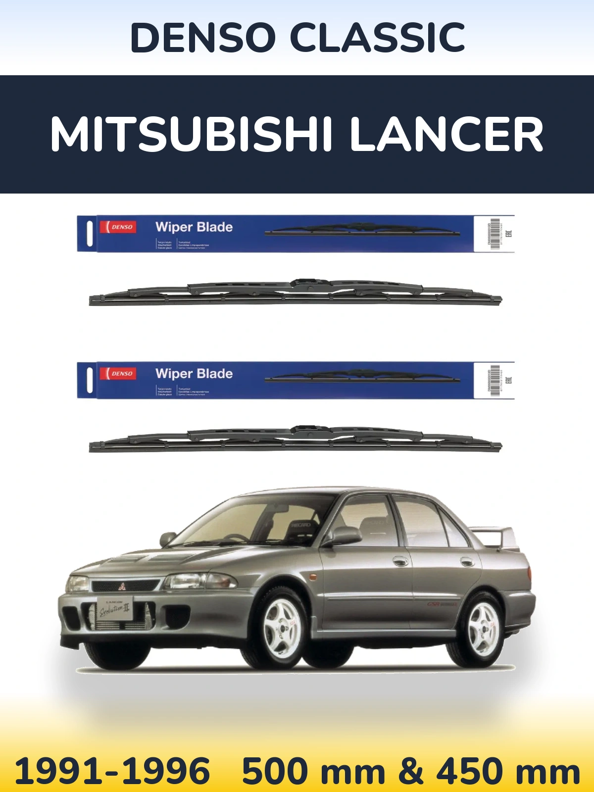 Torkarblad Denso Classic för Mitsubishi Lancer