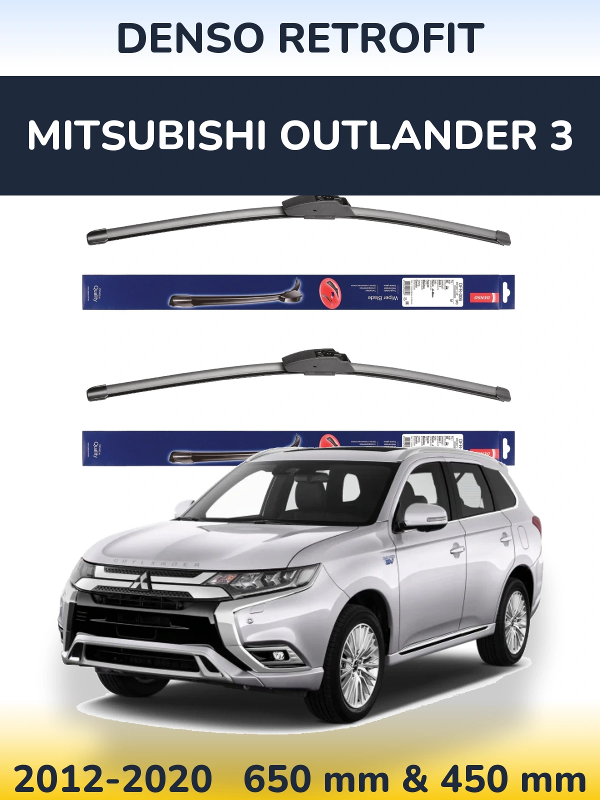 Torkarblad Denso Retrofit för Mitsubishi Outlander 3