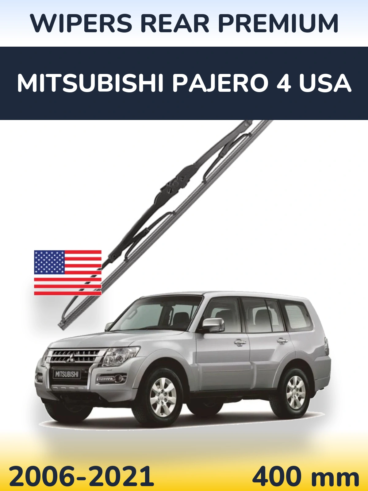 Torkarblad WIPERS REAR PREMIUM för Mitsubishi Pajero 4 USA