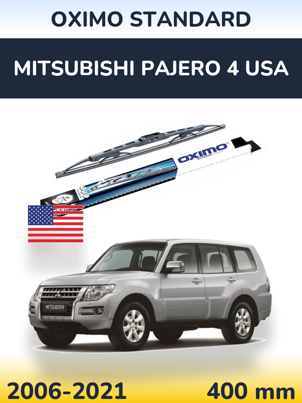 Torkarblad Oximo Standard för Mitsubishi Pajero 4 USA