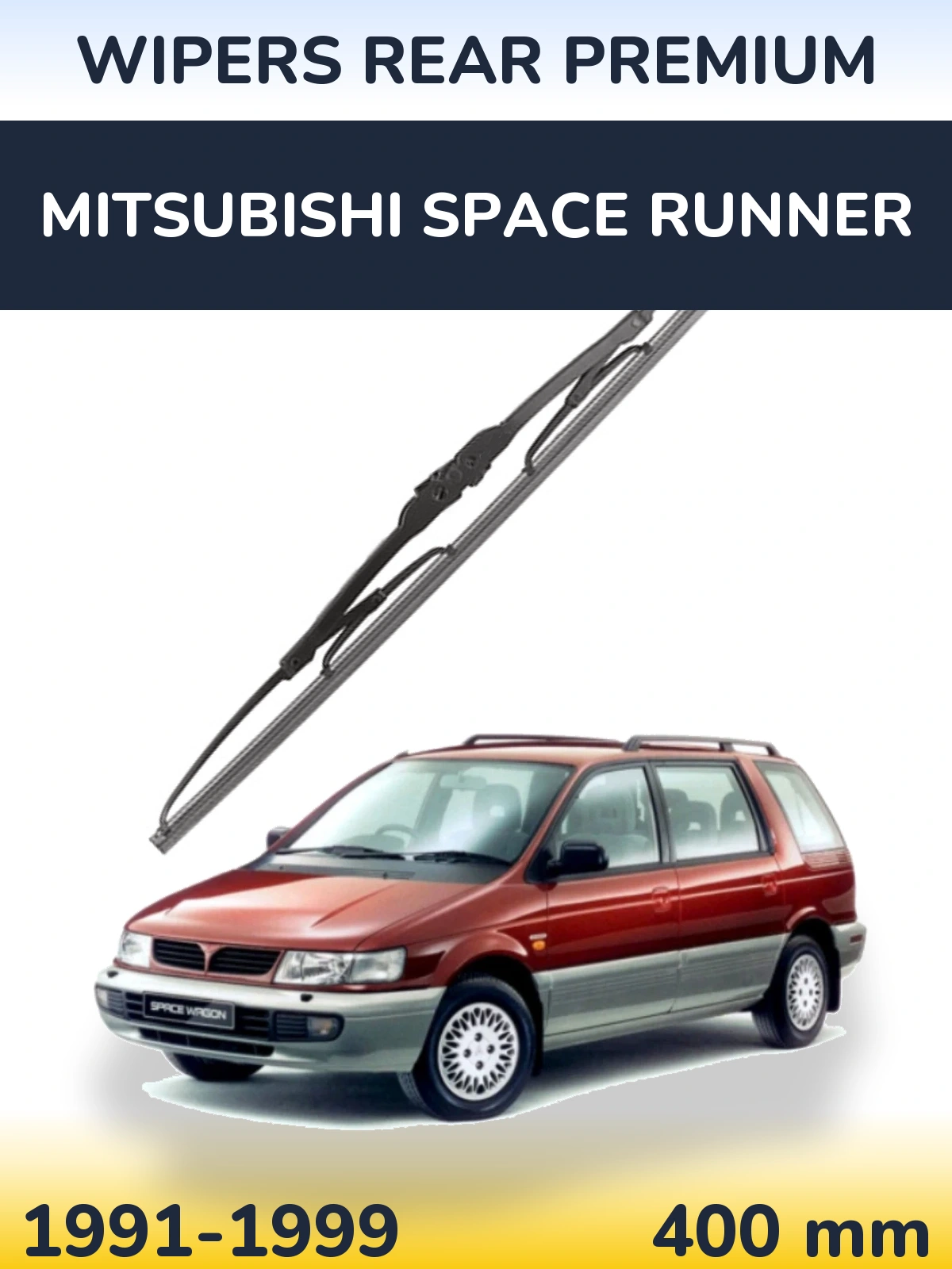 Torkarblad WIPERS REAR PREMIUM för Mitsubishi Space Runner