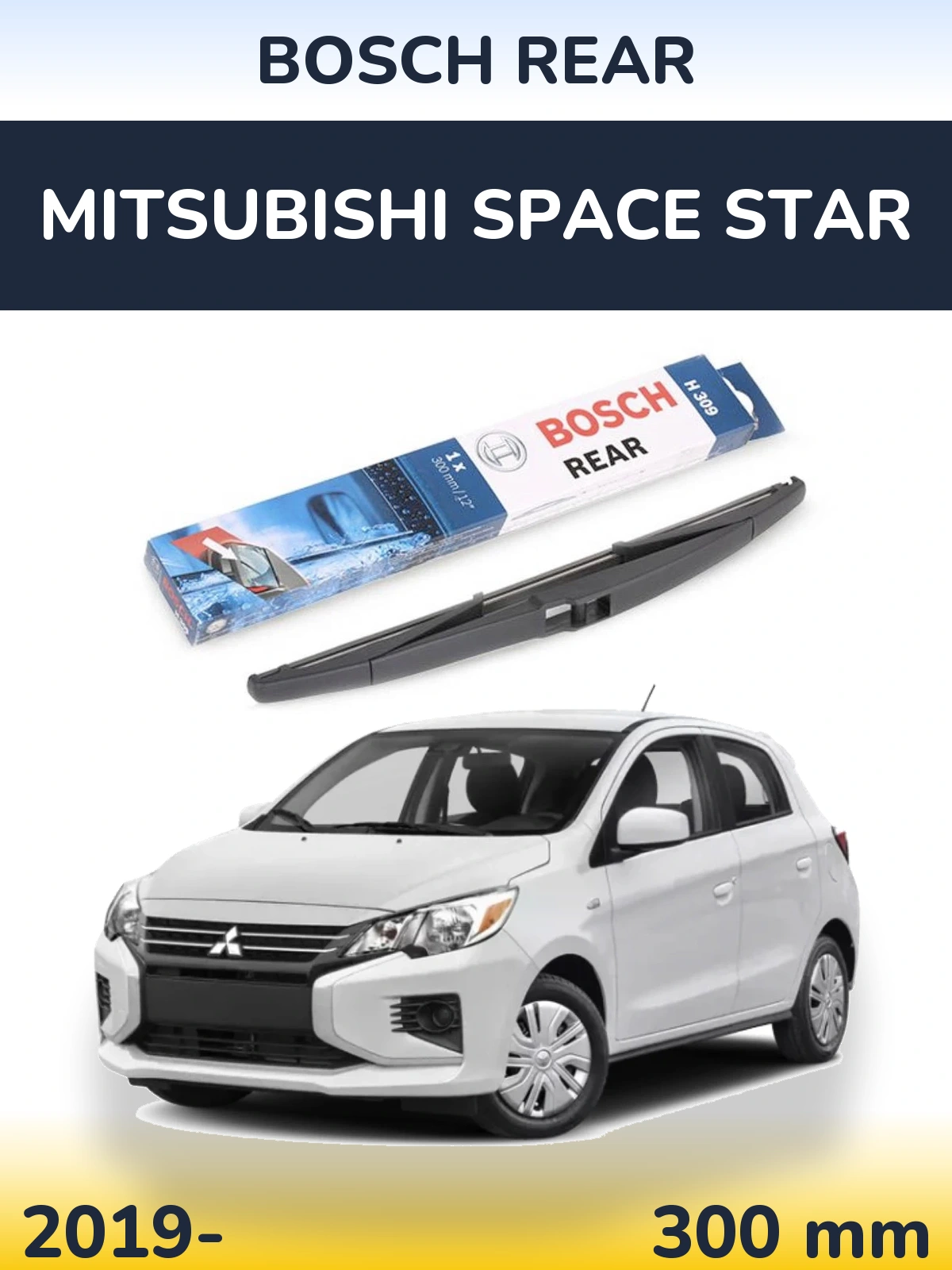 Torkarblad BOSCH Rear för Mitsubishi Space Star