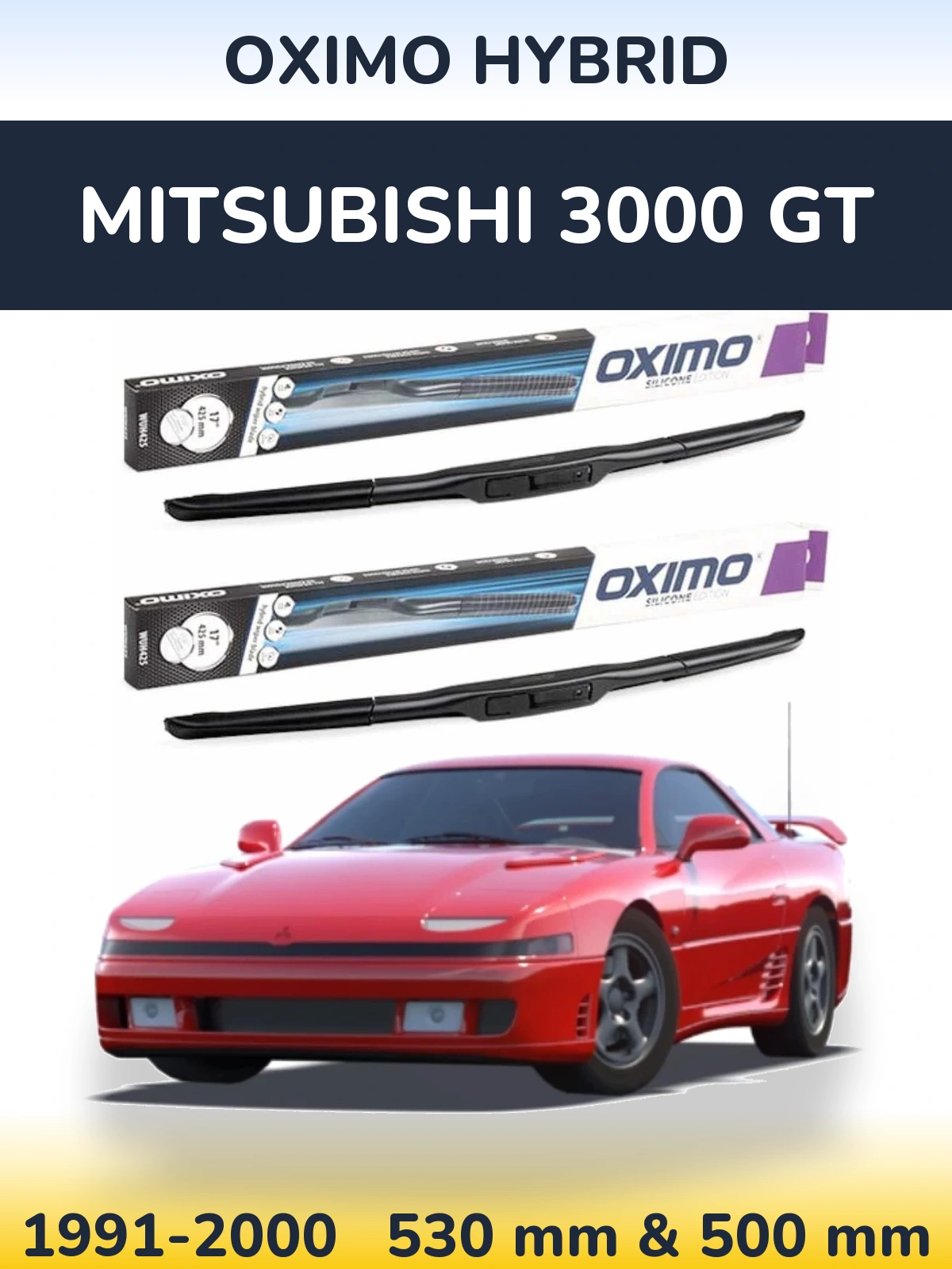 Torkarblad Oximo Hybrid för Mitsubishi 3000 GT