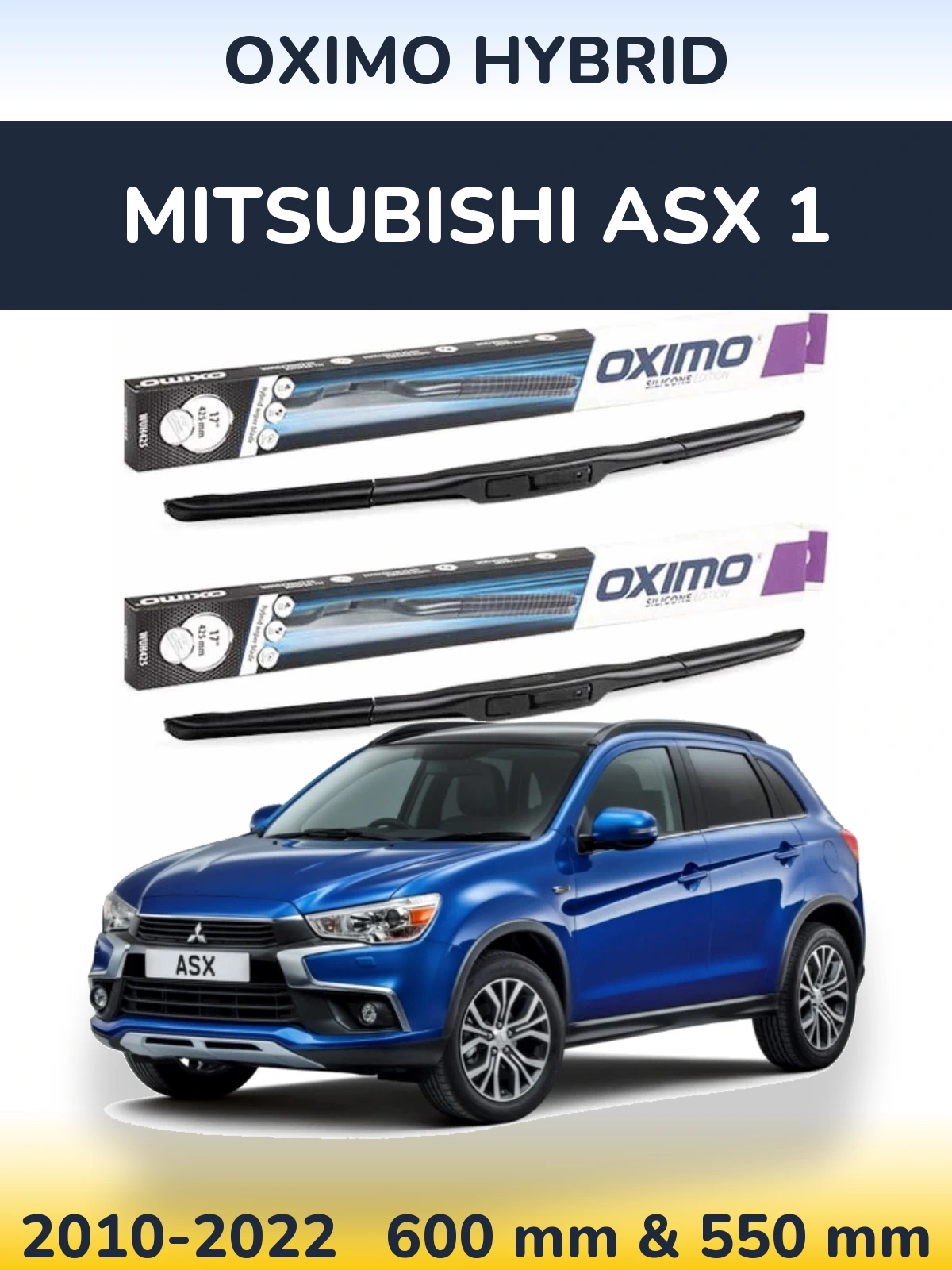 Torkarblad Oximo Hybrid för Mitsubishi ASX 1