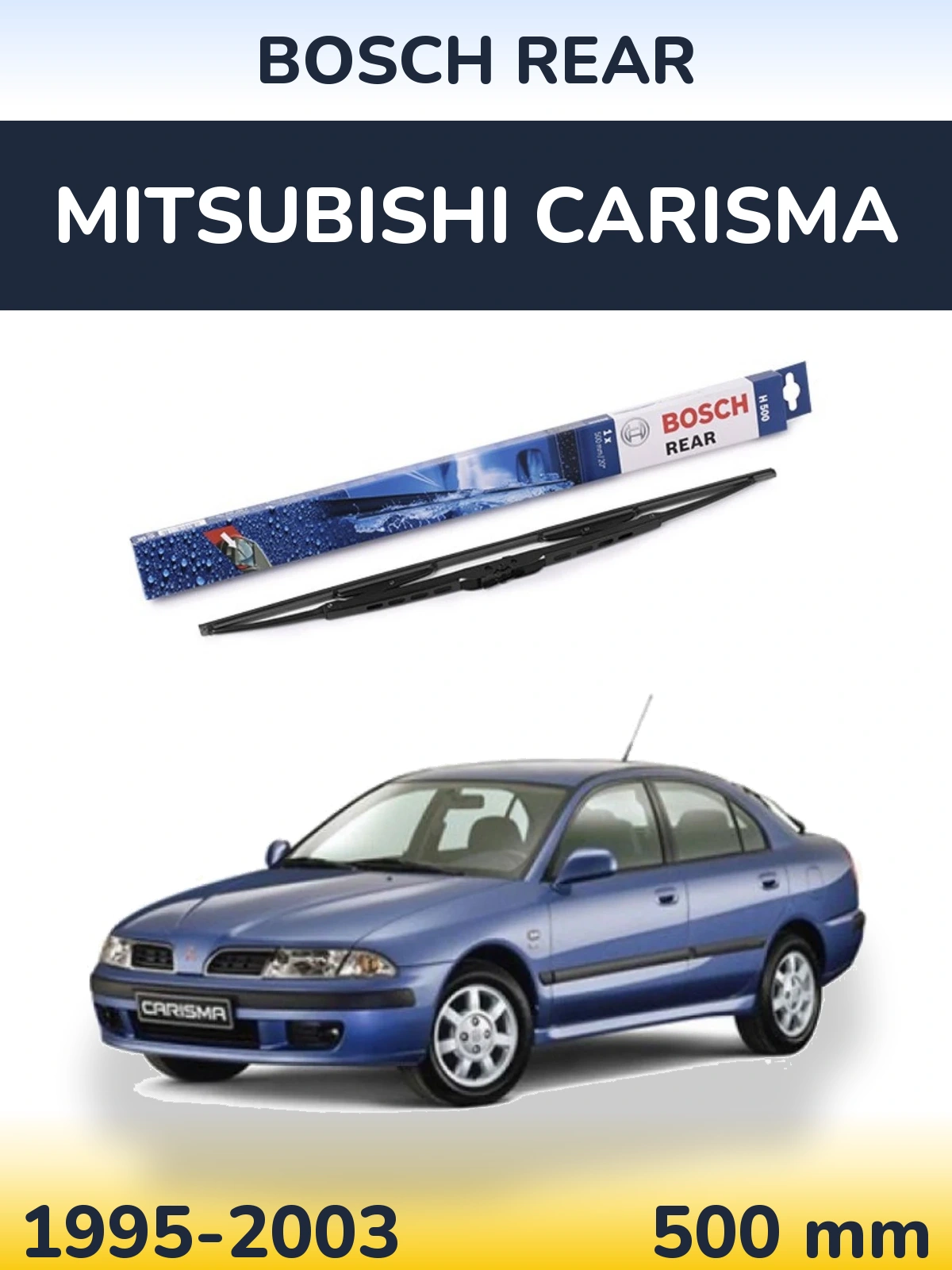 Torkarblad BOSCH Rear för Mitsubishi Carisma