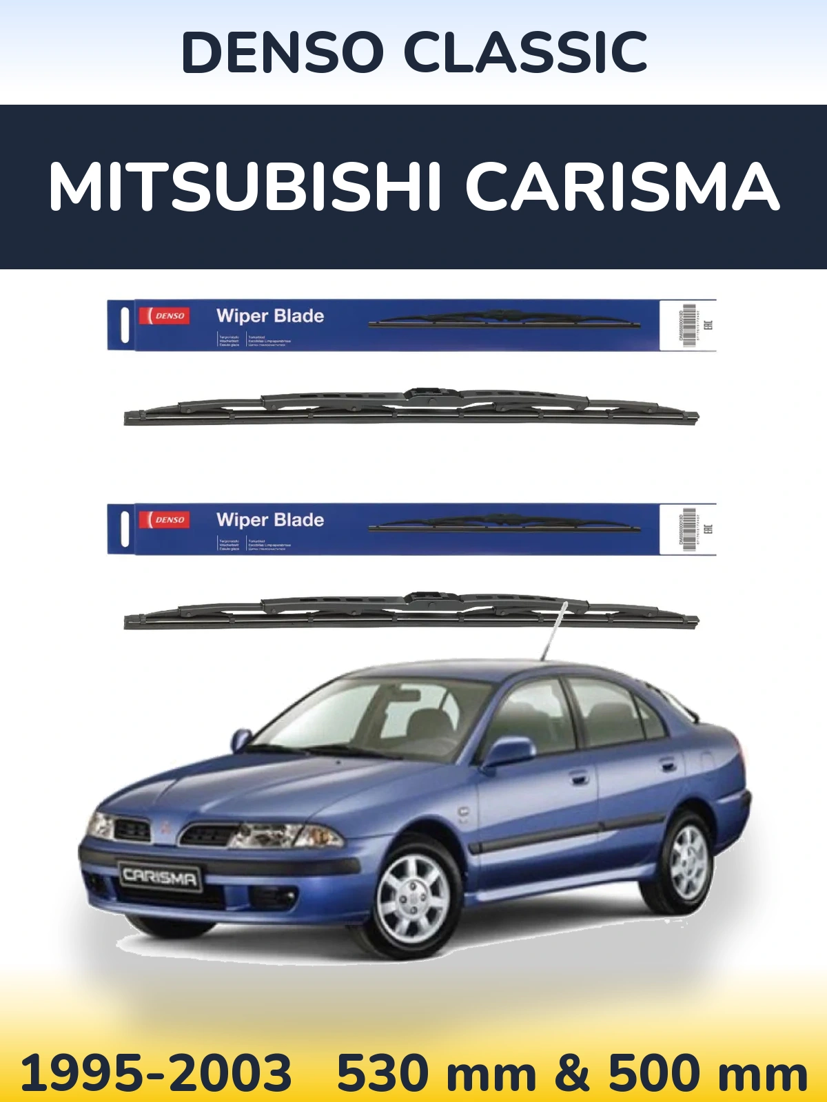 Torkarblad Denso Classic för Mitsubishi Carisma
